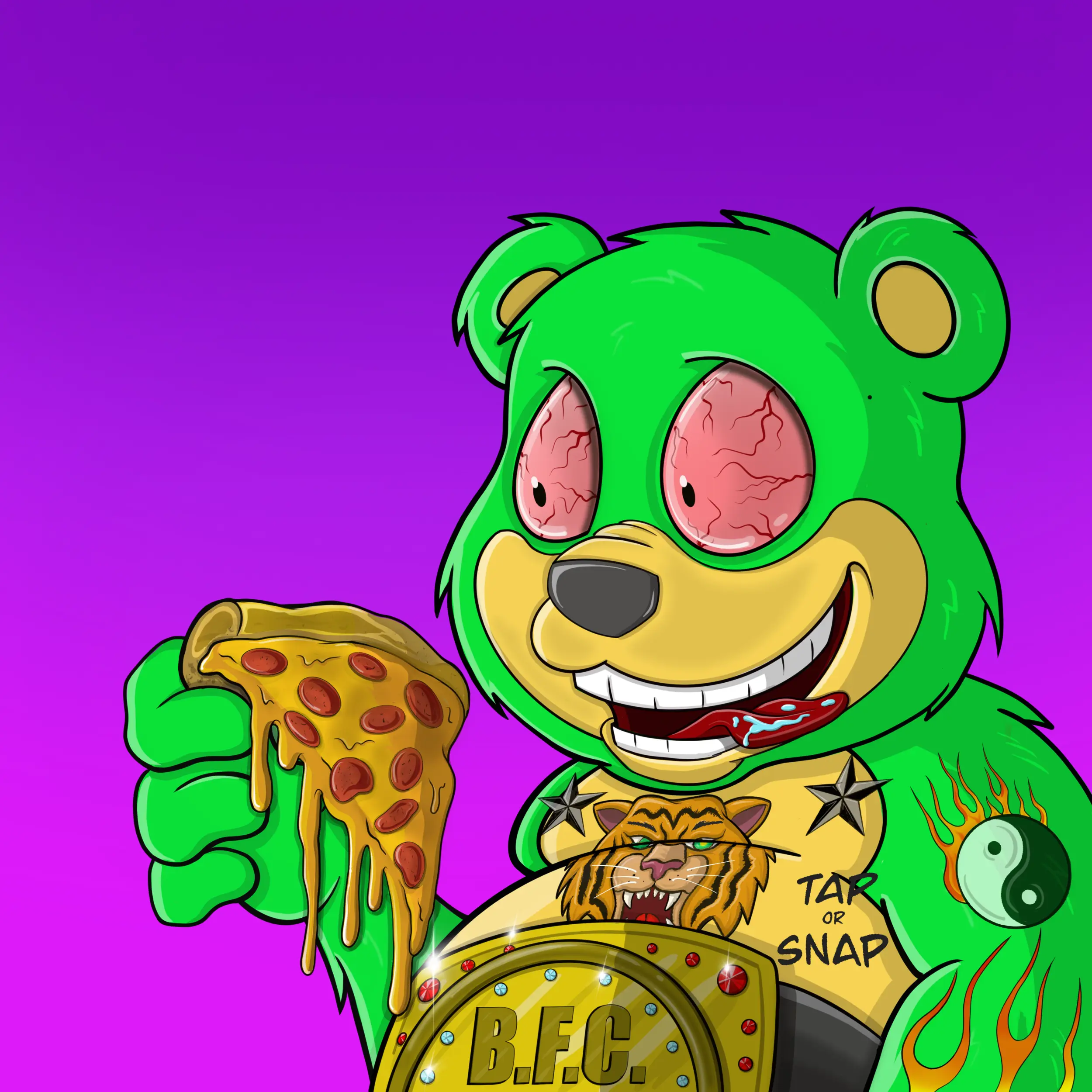 Burnin Bears #870 NFT on Algorand