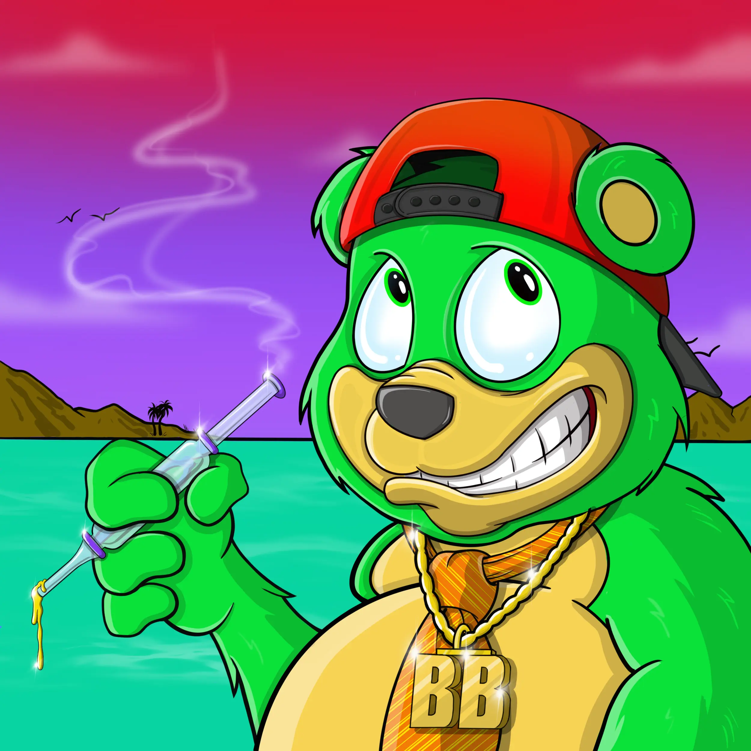 Burnin Bears #476 NFT on Algorand