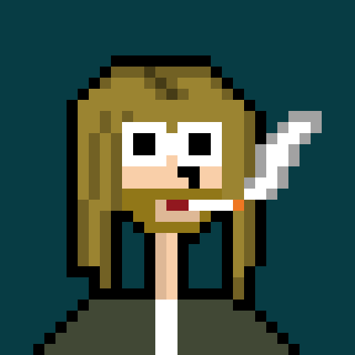 8bit Mate #25 (Kurt Cobain 2) NFT on Algorand