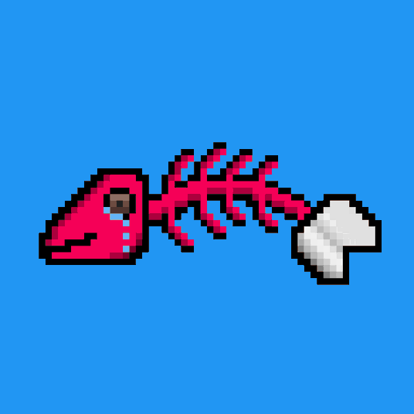 An image of 8-Bit BoneFish #704