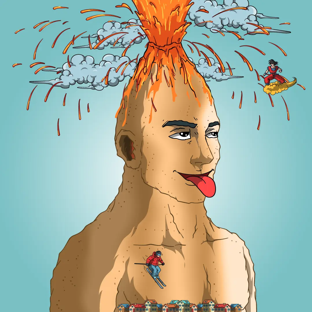 Volcano Boyz #845 NFT on Algorand