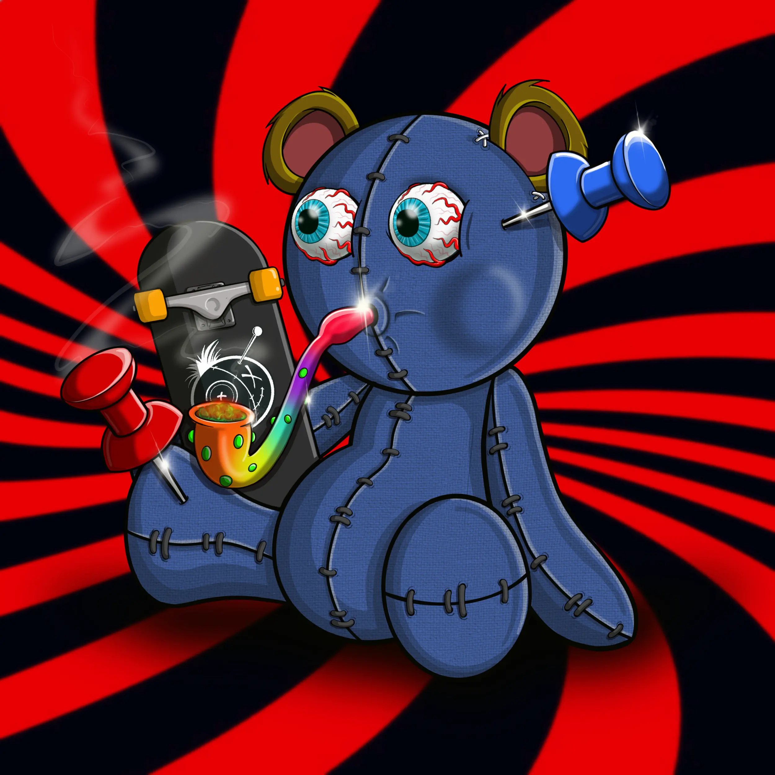 Trippy Stitch #715 NFT on Algorand