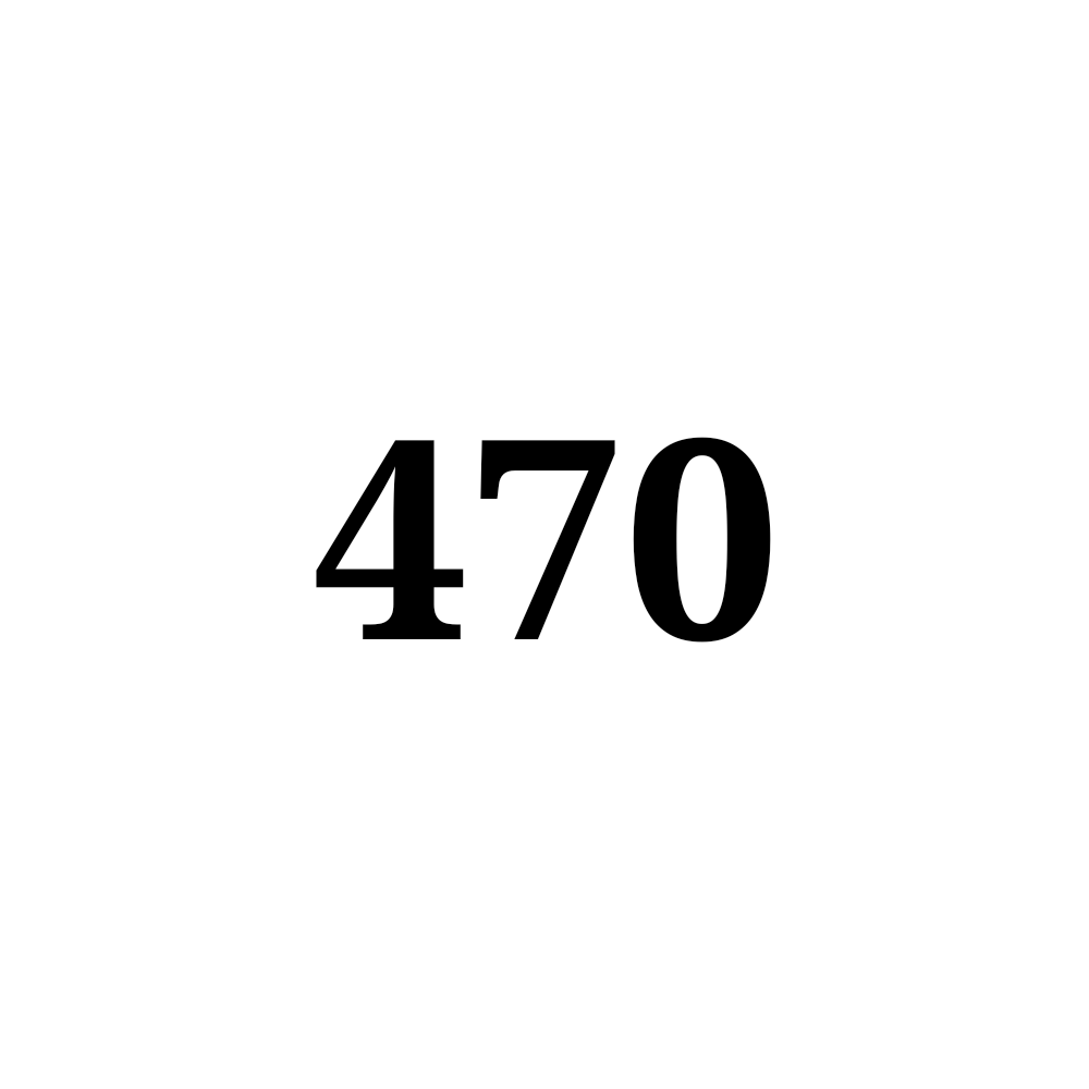 Number 470 NFT on Algorand