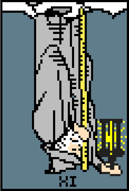 The Hermit (inverted)