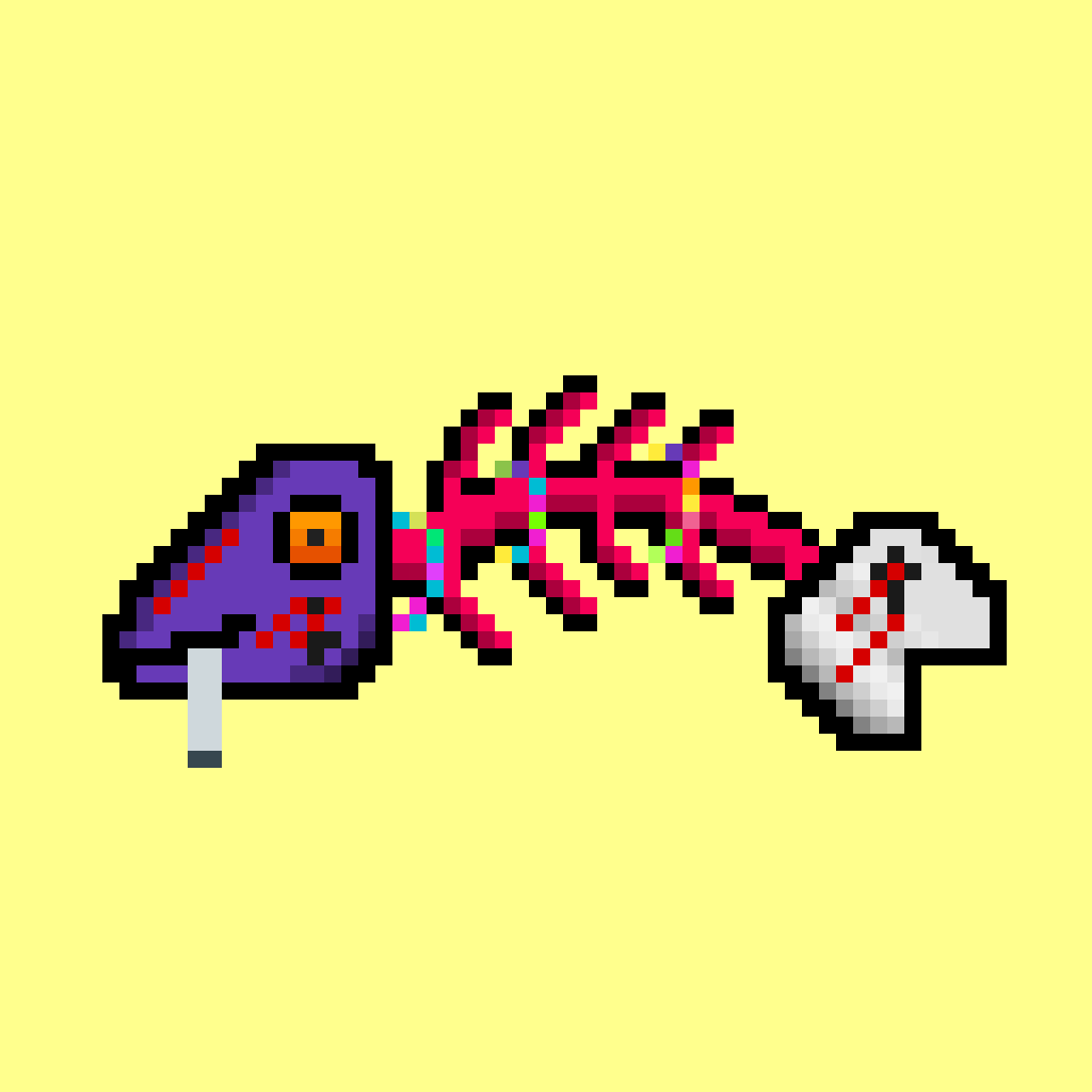 8-Bit BoneFish #128 NFT on Algorand