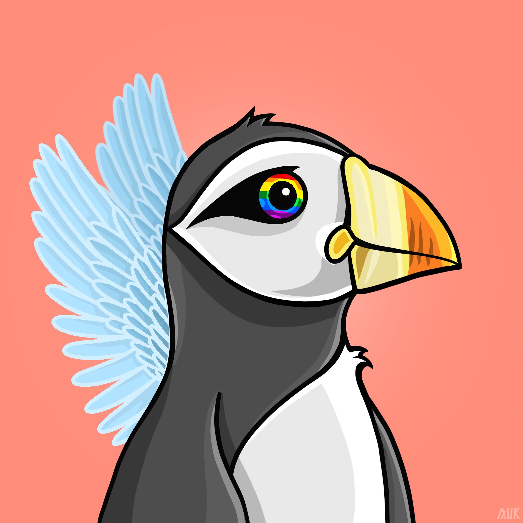 Poppin Puffins #9106 NFT on Algorand