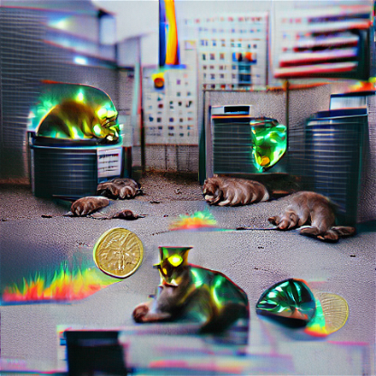 Machine Dreams #9 Radioact. Cats