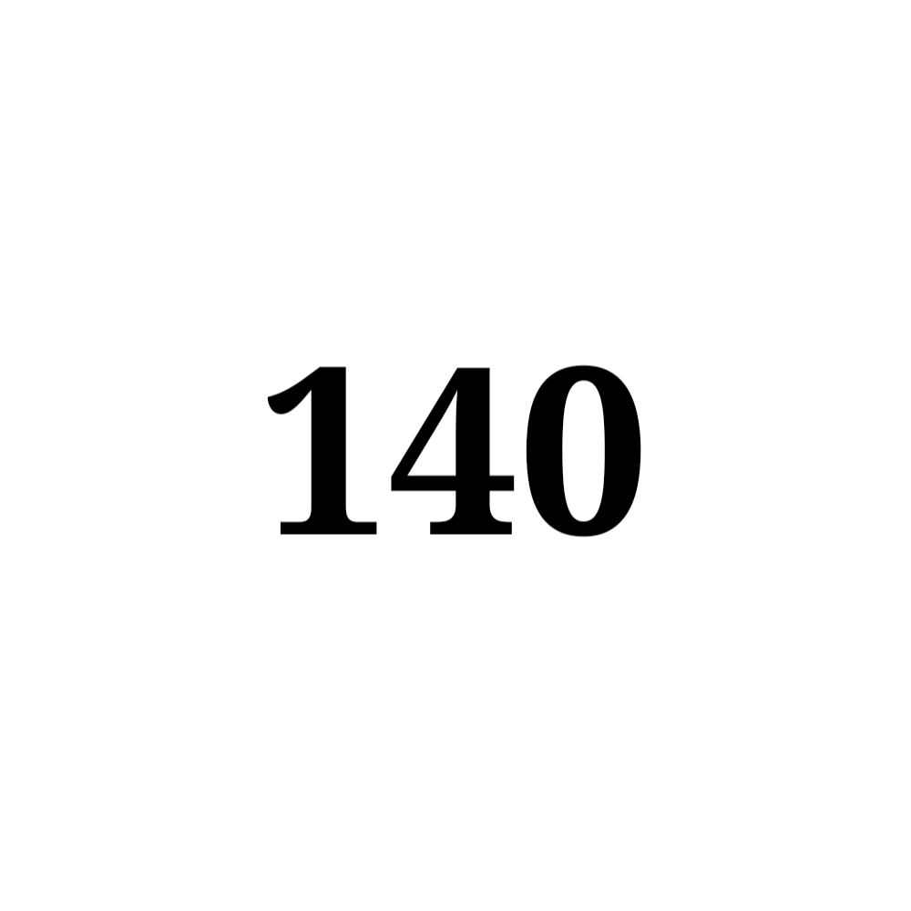Number 140 NFT on Algorand