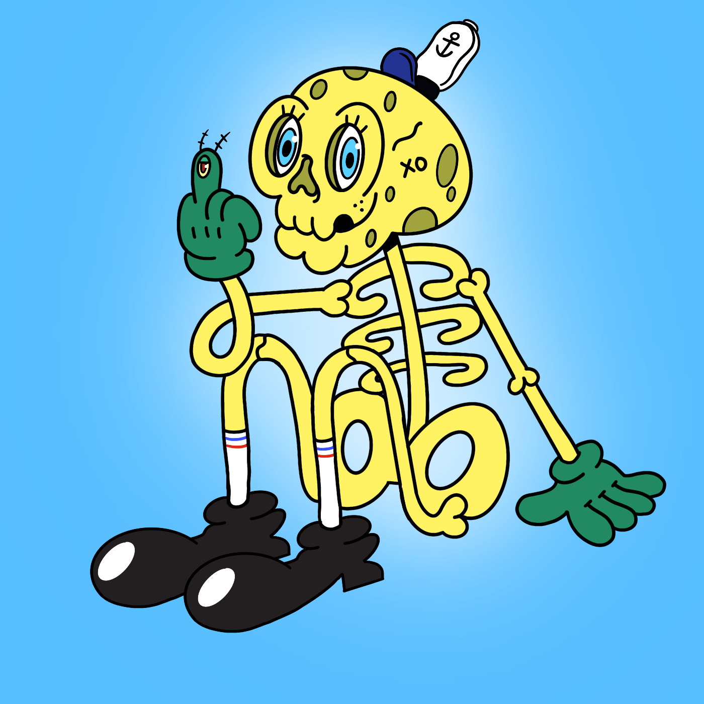 Spongebob Skully #025 NFT on Algorand