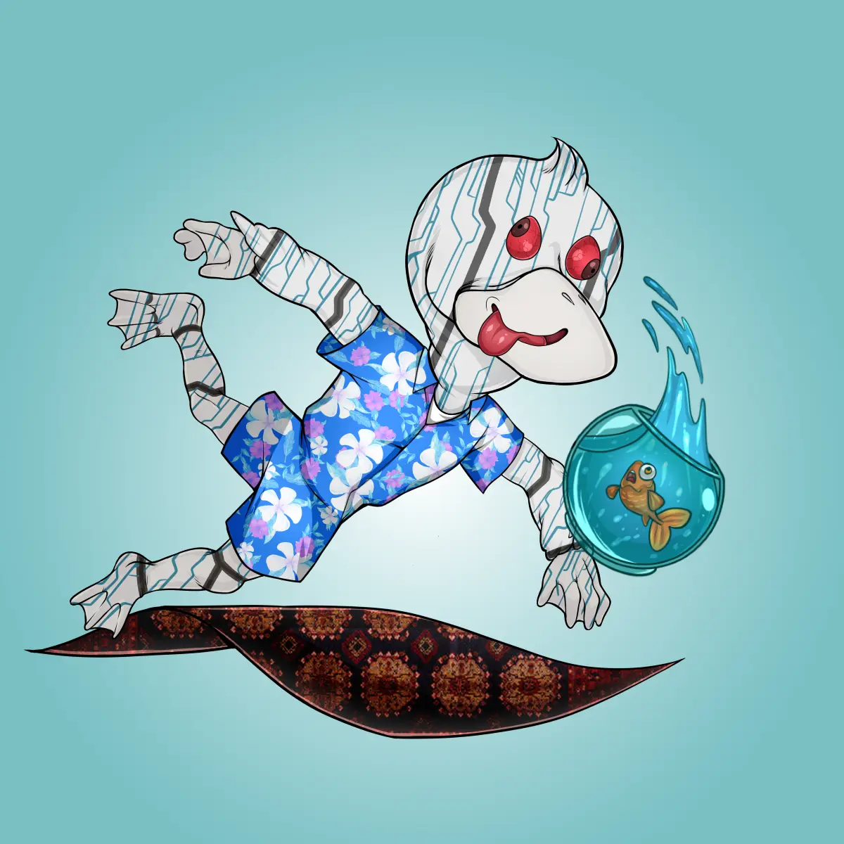 Rug Friends  #1465 NFT on Algorand