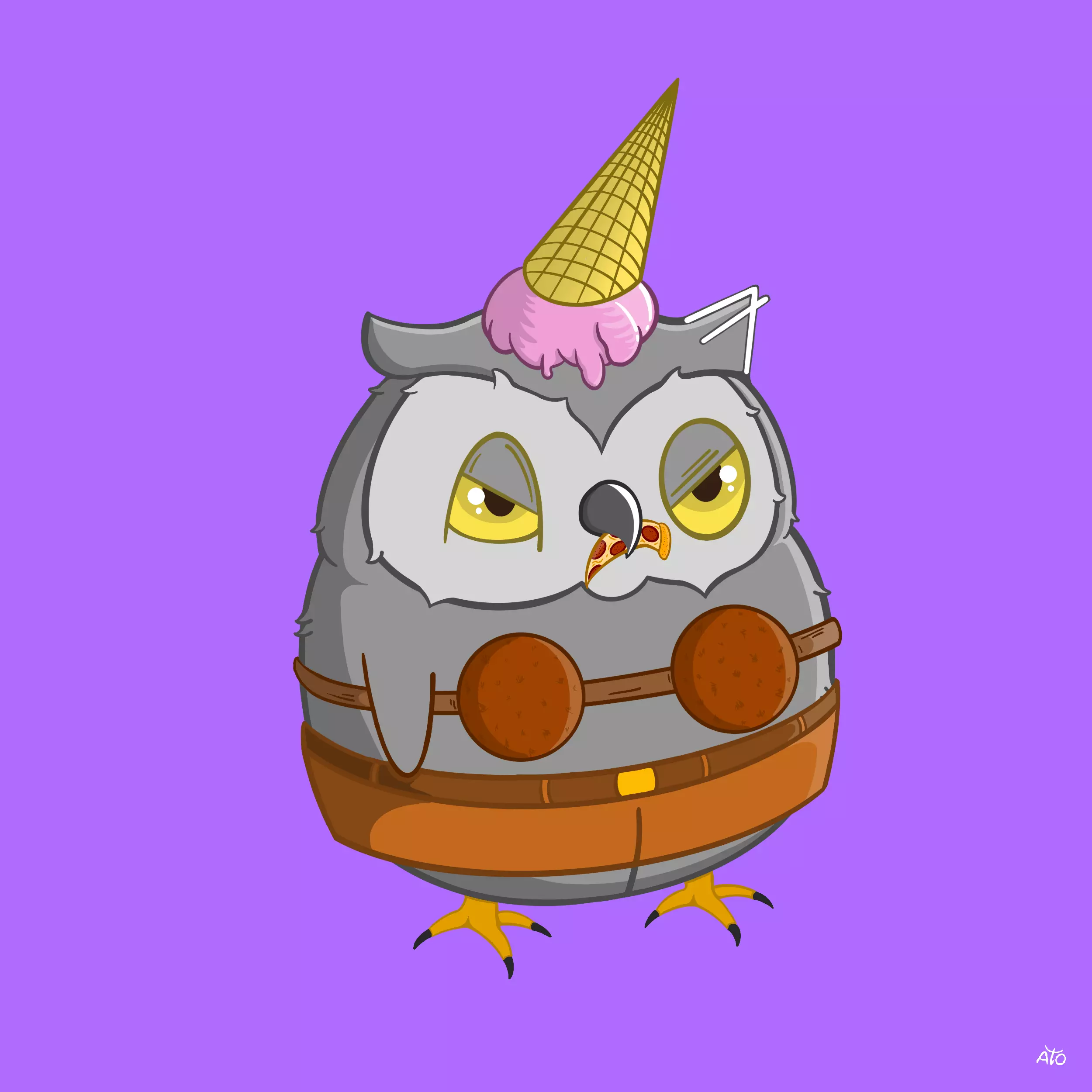 Baby Hoot Group #4933 NFT on Algorand