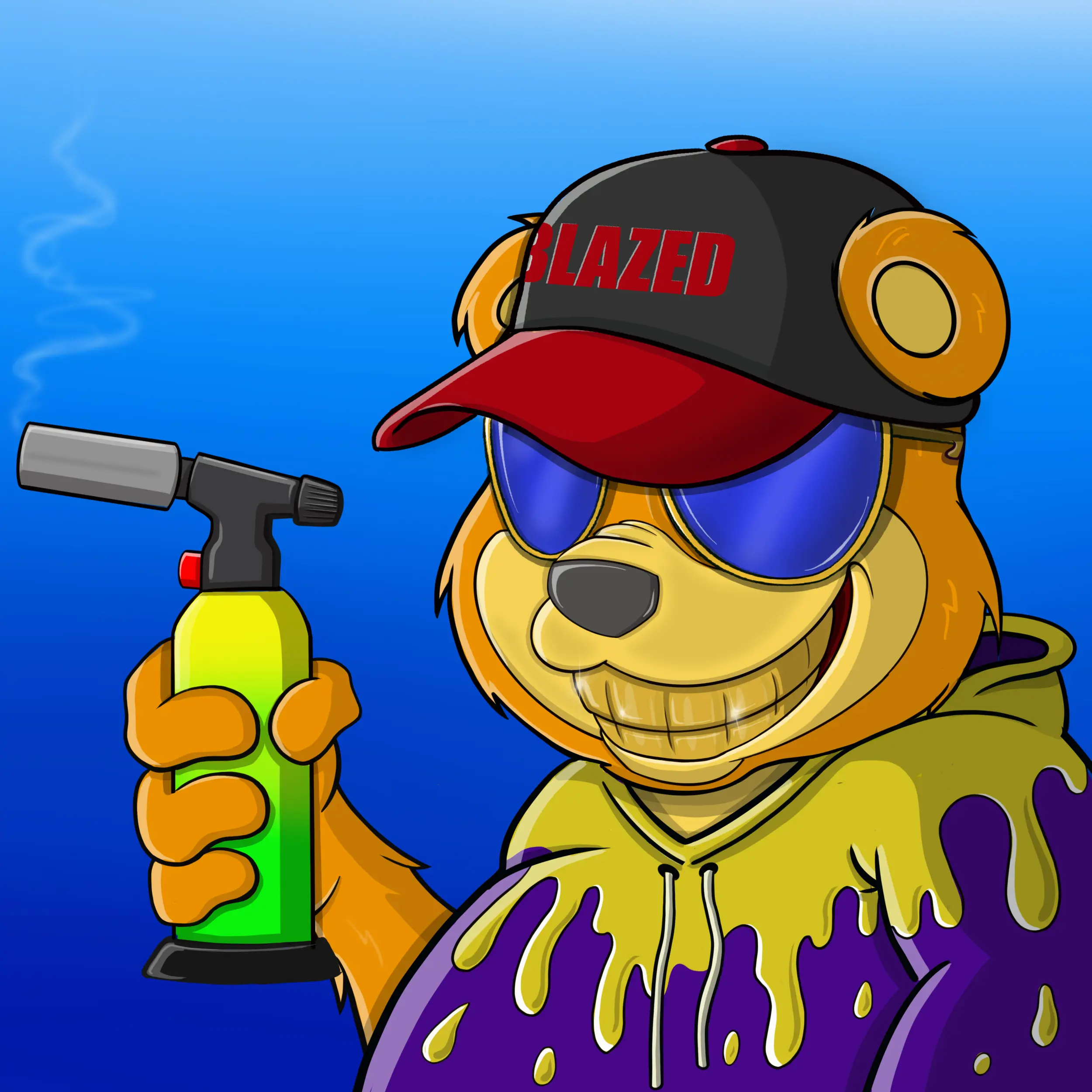 Burnin Bears #1318 NFT on Algorand
