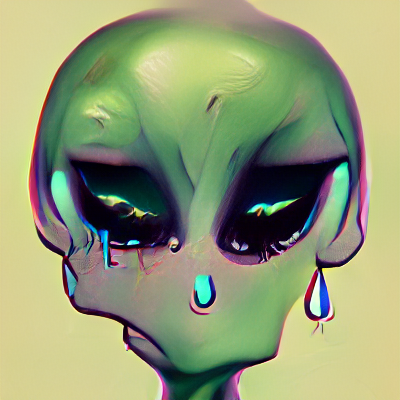Sad Alien NFT on Algorand