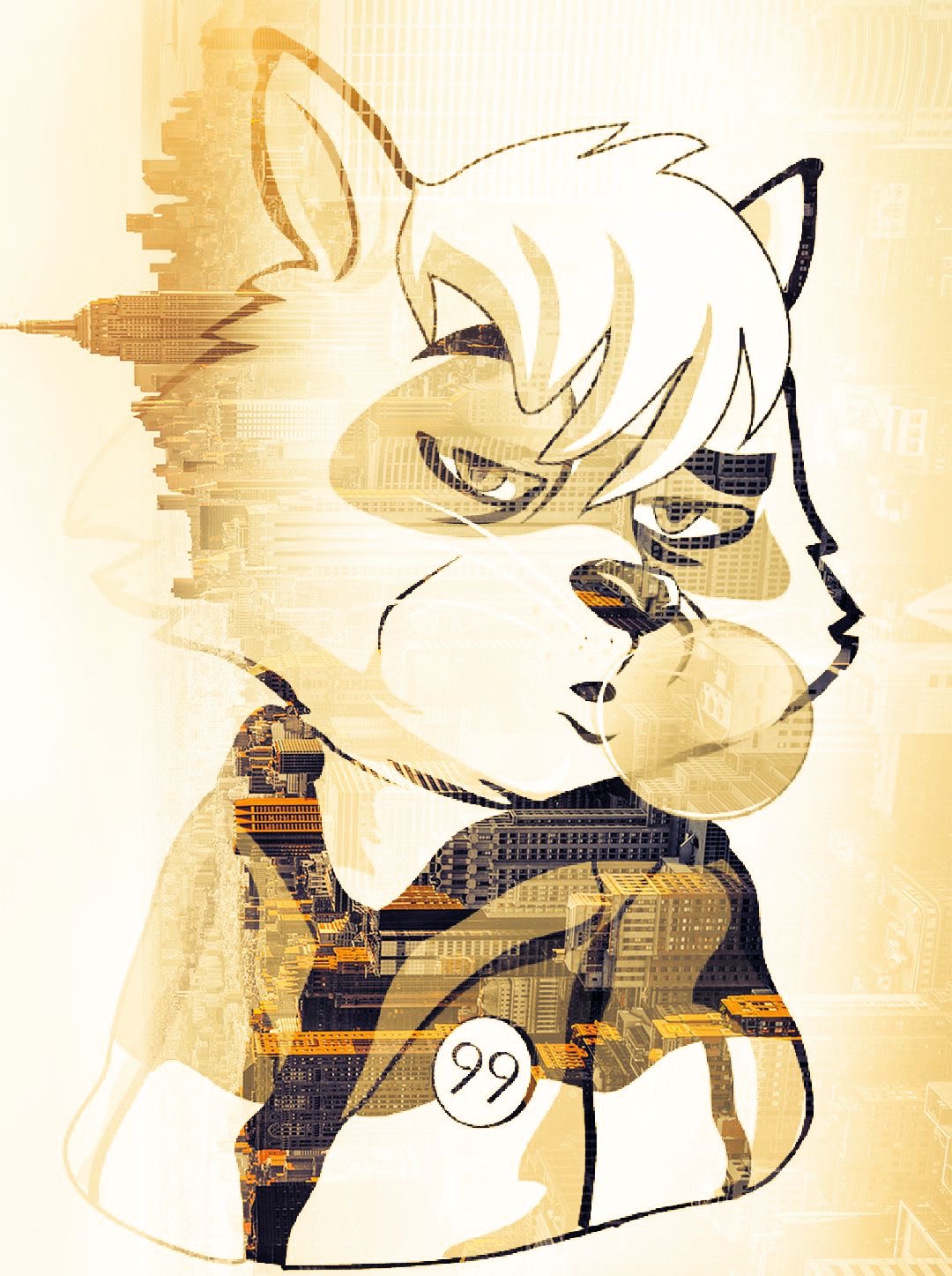 Funky Raccoon #028 NFT on Algorand
