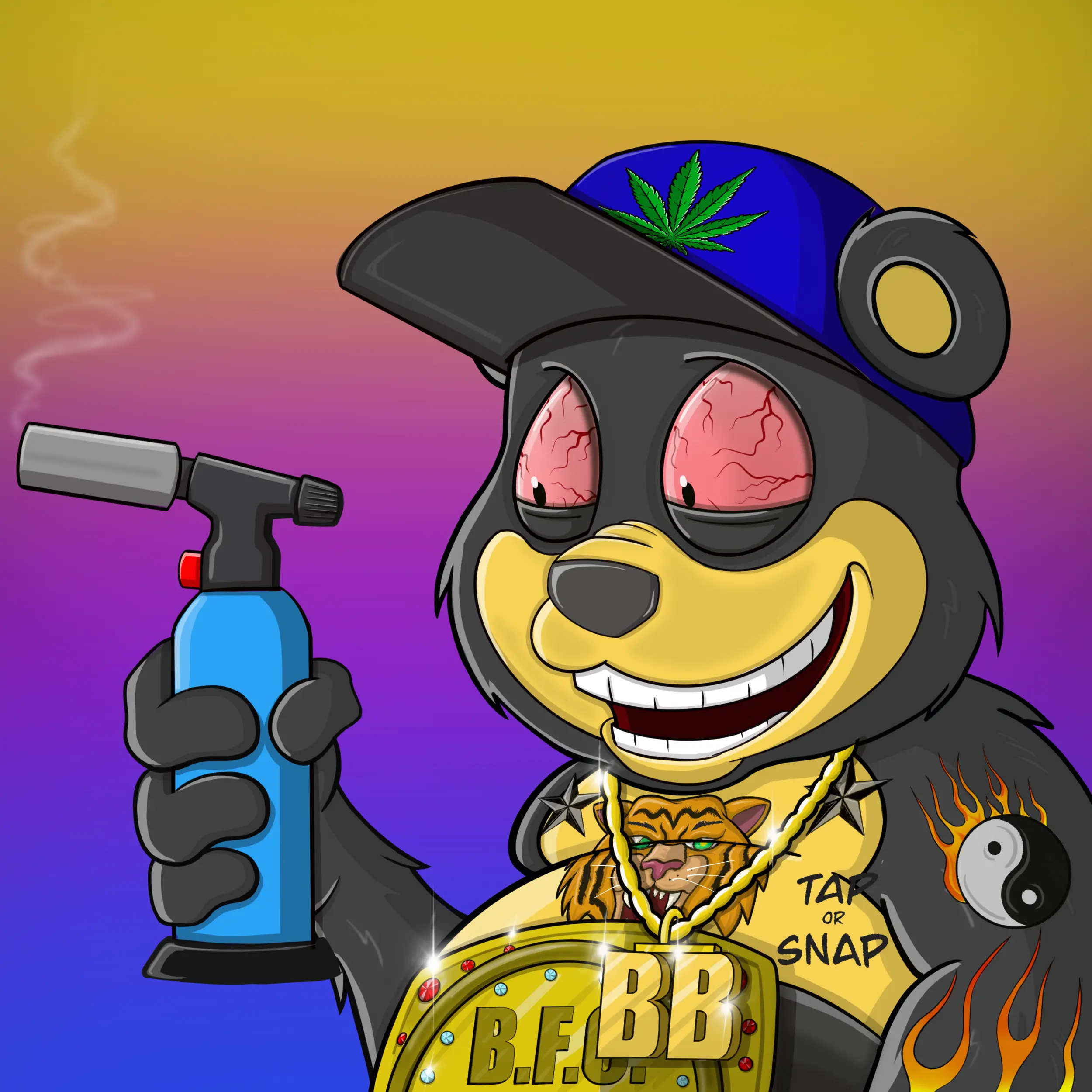Burnin Bears #1868 NFT on Algorand