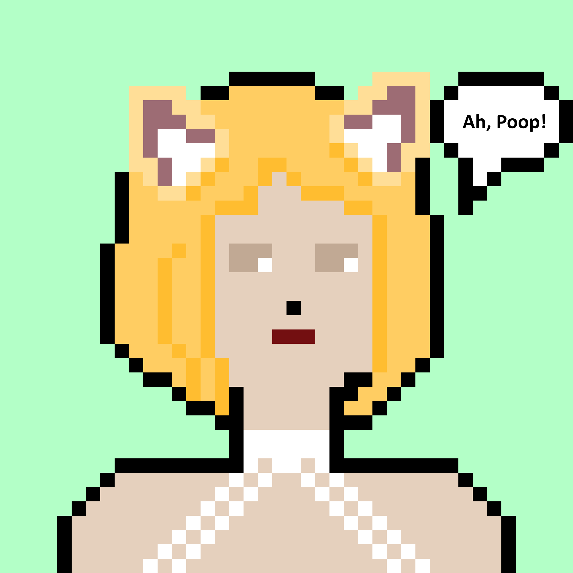 Catgirl Collection #417 NFT on Algorand
