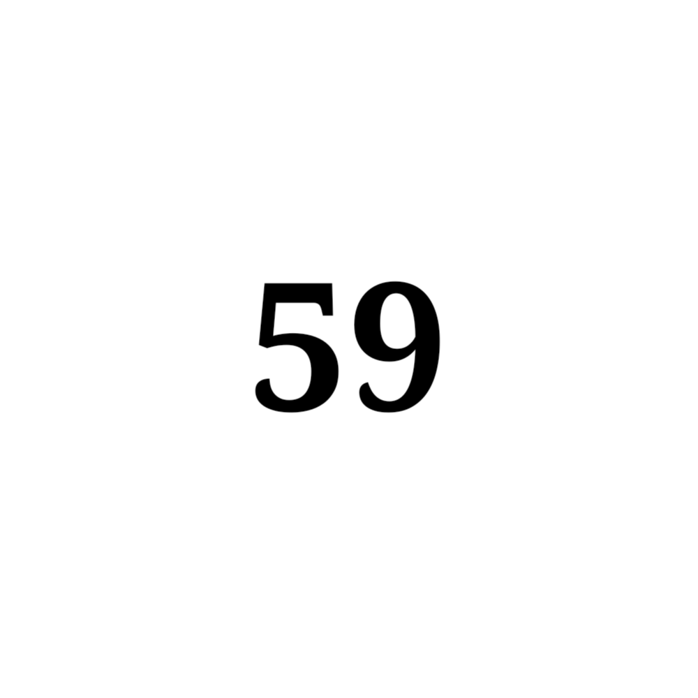 Number 59 NFT on Algorand