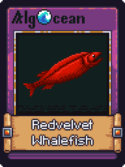Redvelvet Whalefish