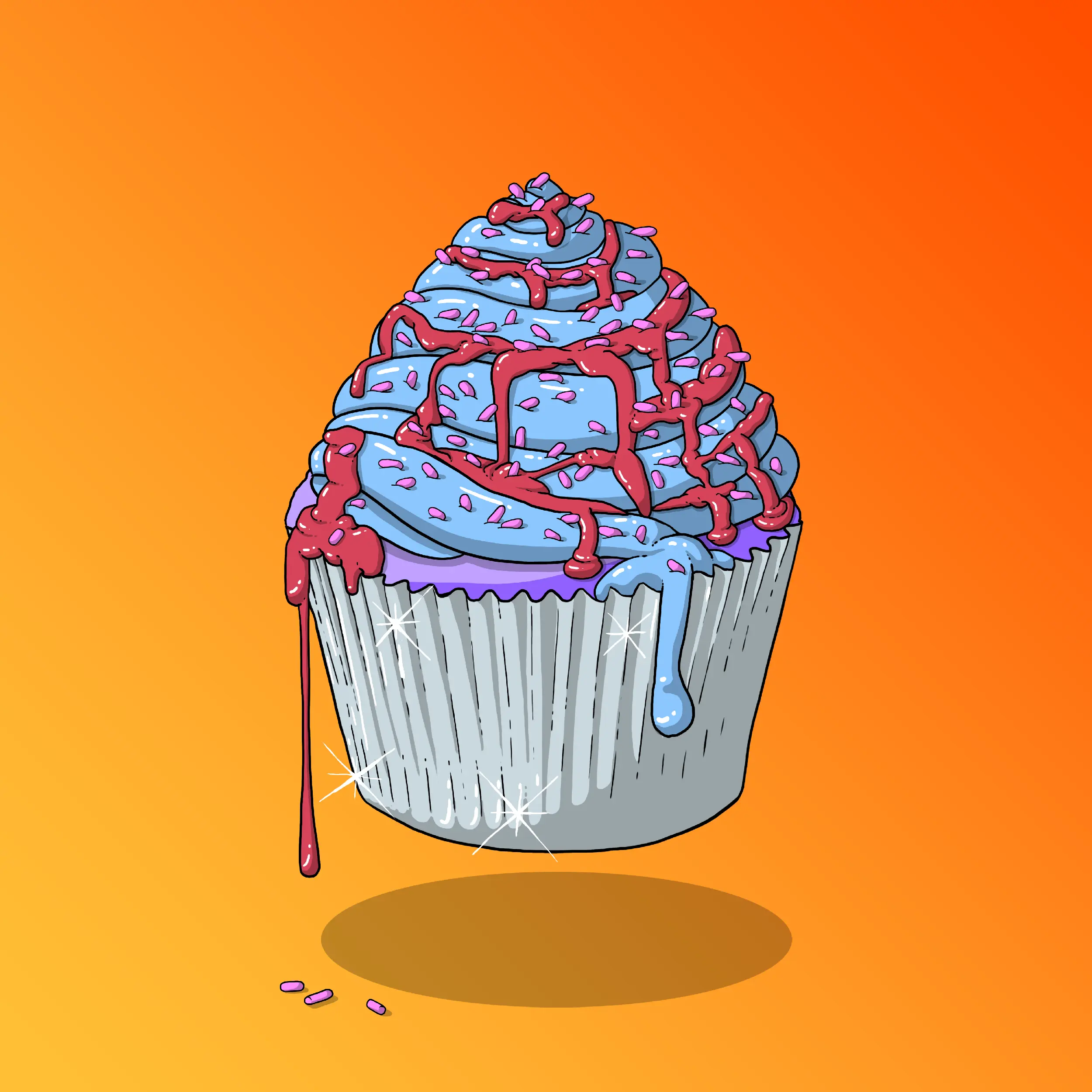 Cupcakes #14 NFT on Algorand