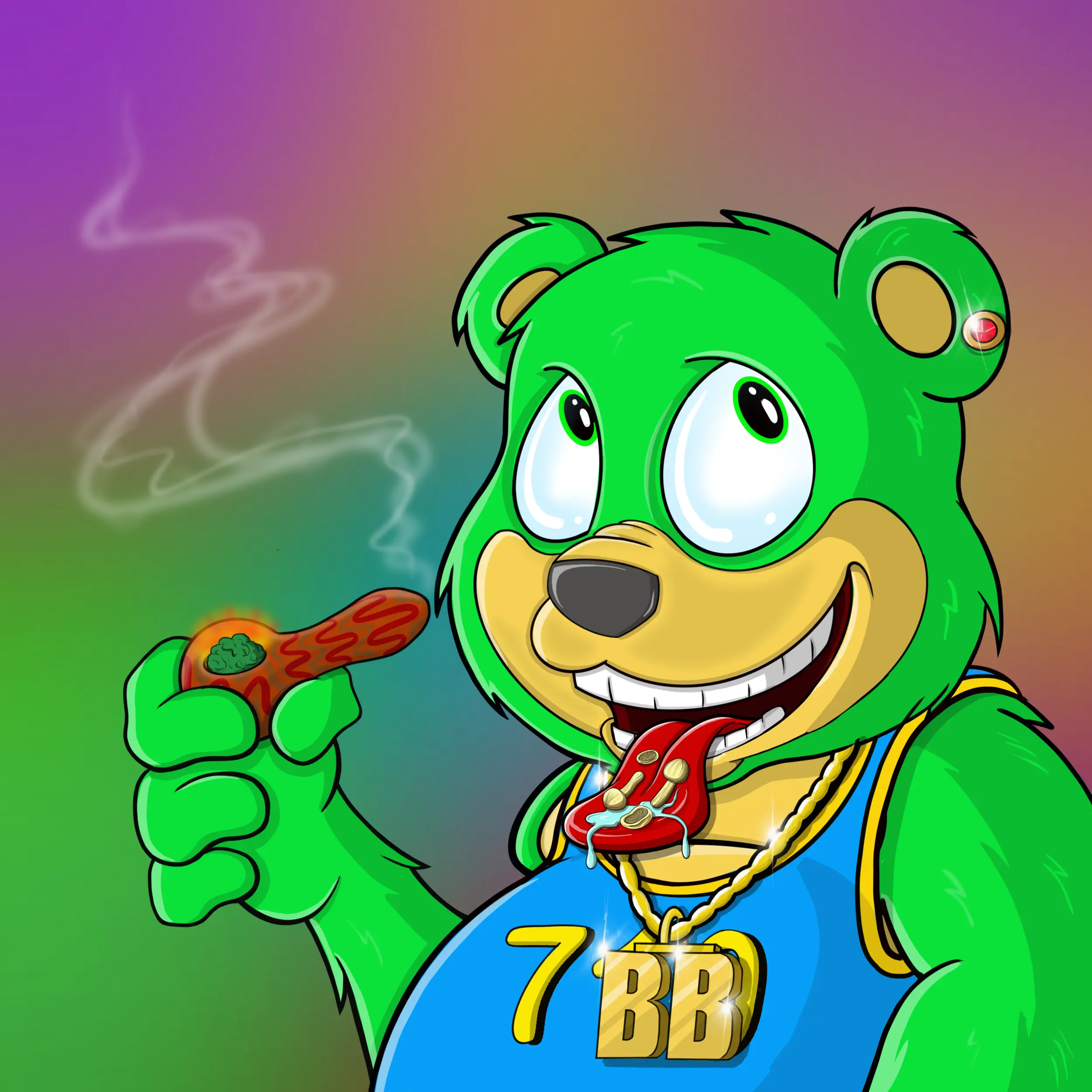 Burnin Bears #1688 NFT on Algorand