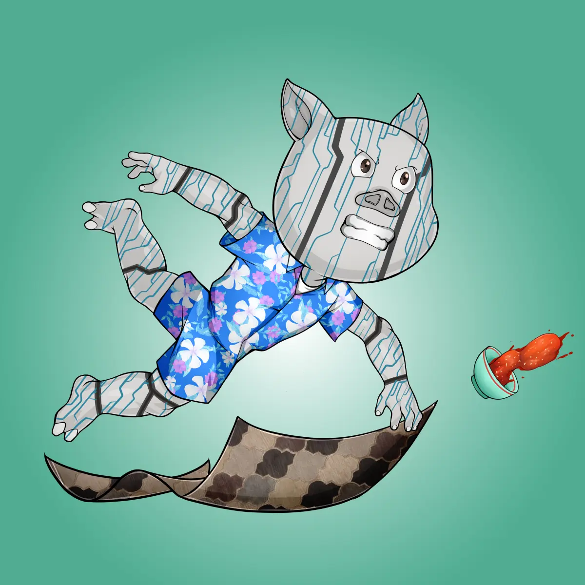 Rug Friends  #3183 NFT on Algorand