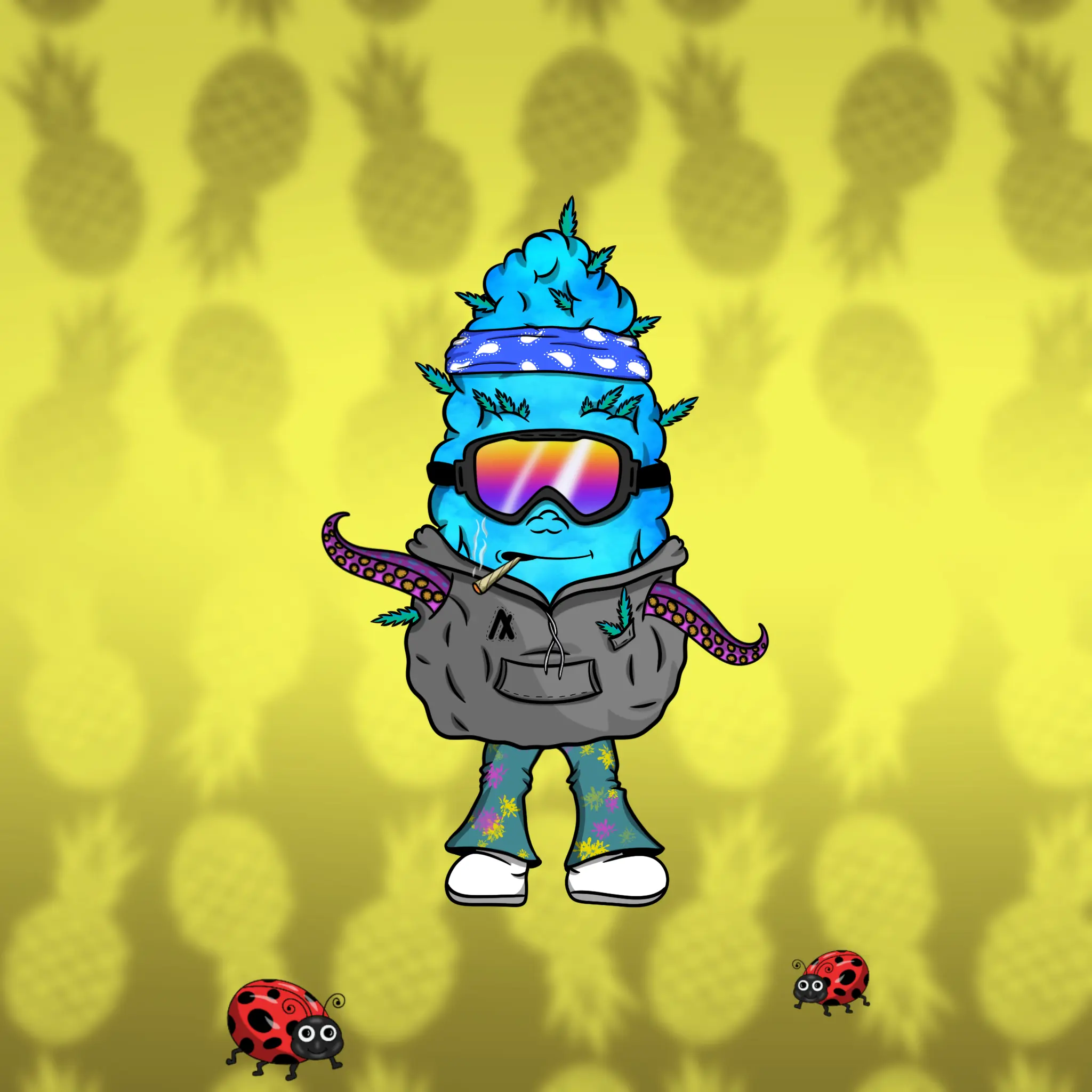 Blazing Budz #845 NFT on Algorand