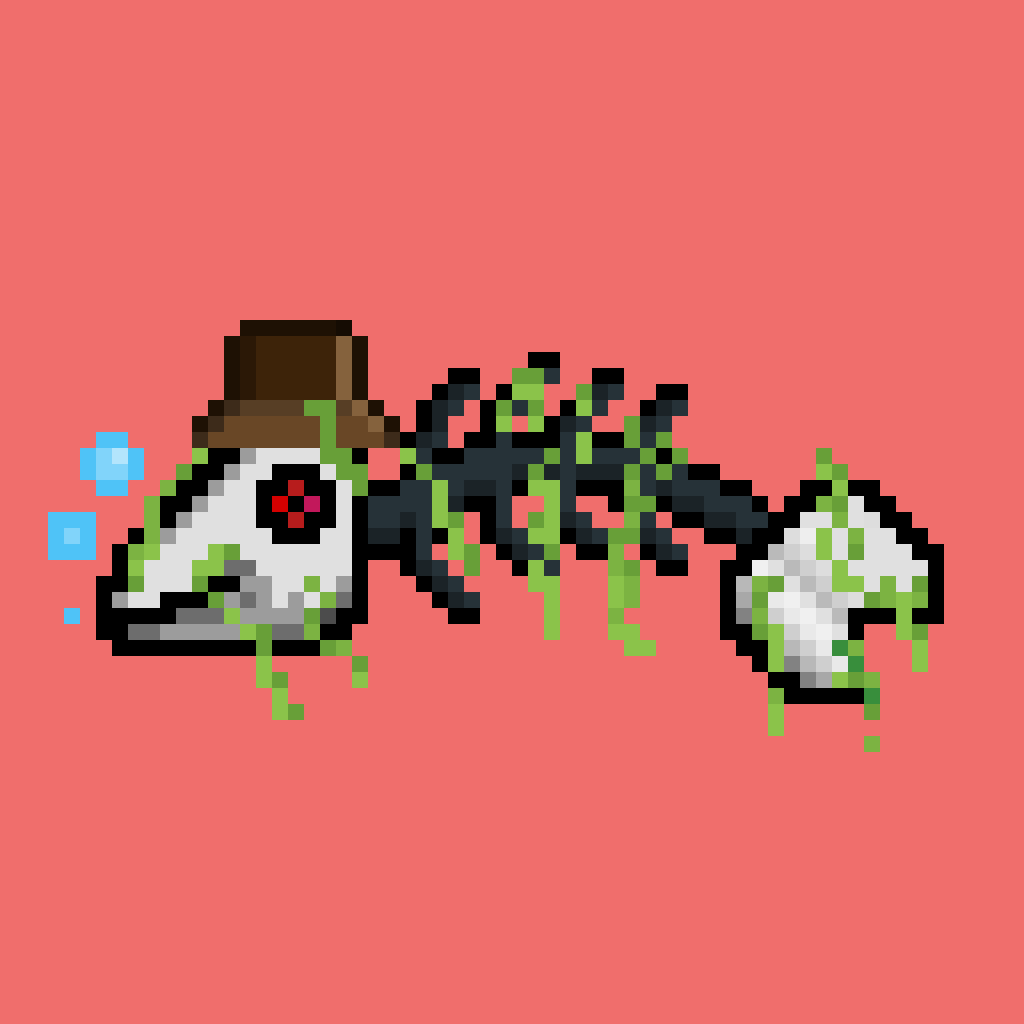 8-Bit BoneFish #667 NFT on Algorand