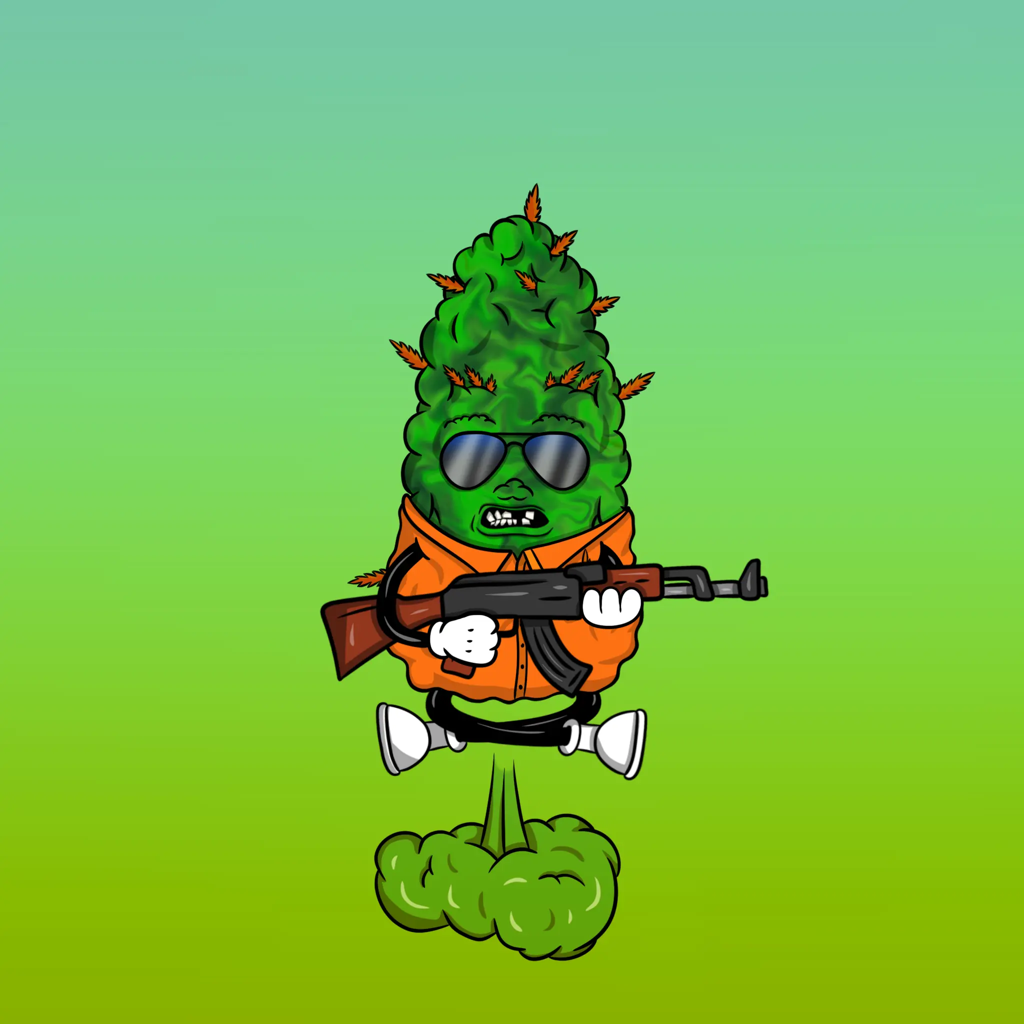 Blazing Budz #904 NFT on Algorand