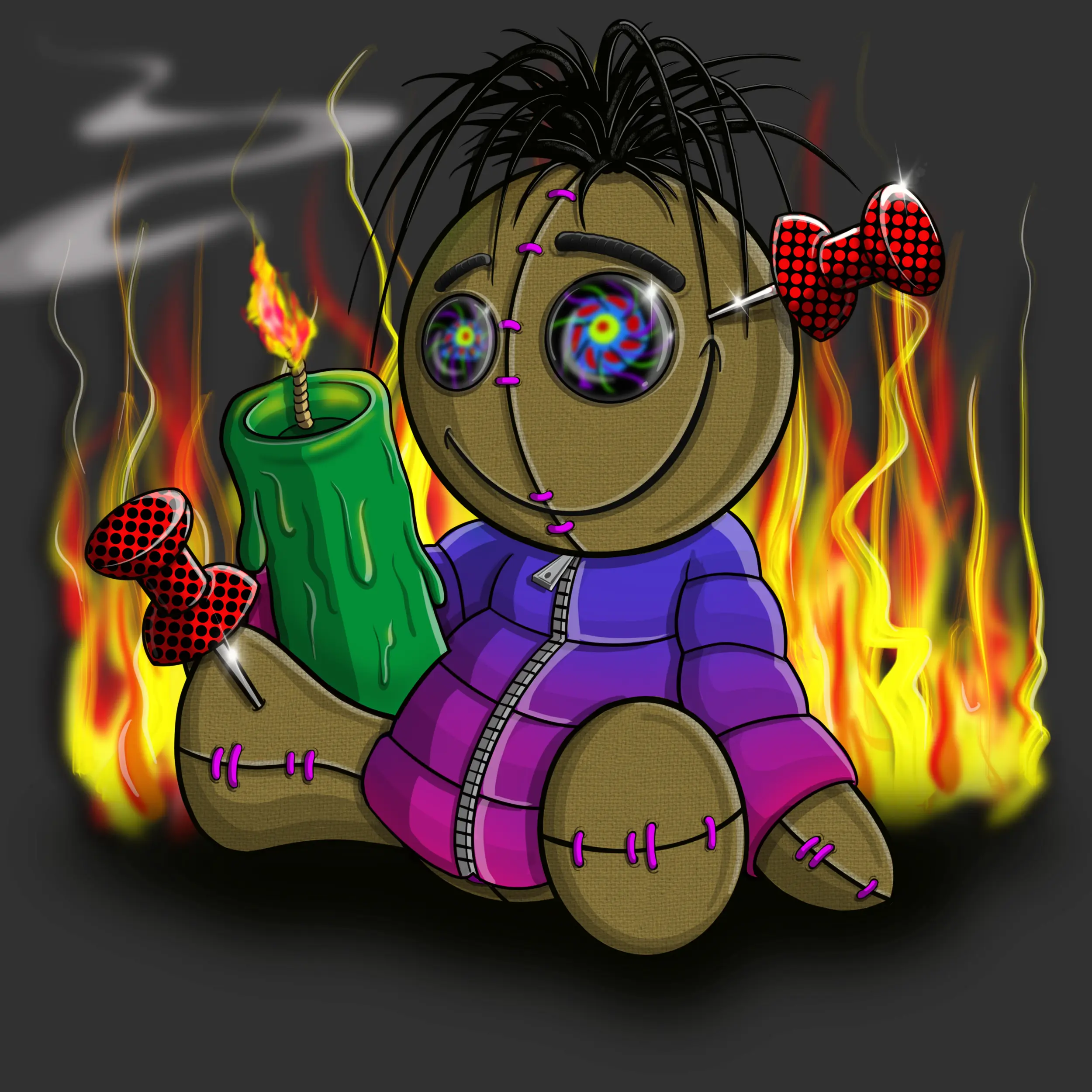 Trippy Stitch #905 NFT on Algorand