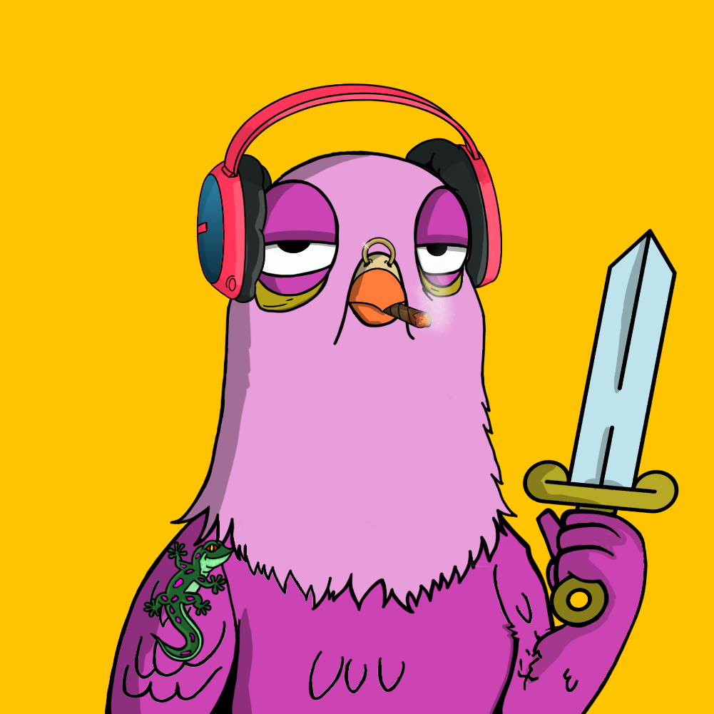 Ghetto Pigeons #0166 NFT on Algorand