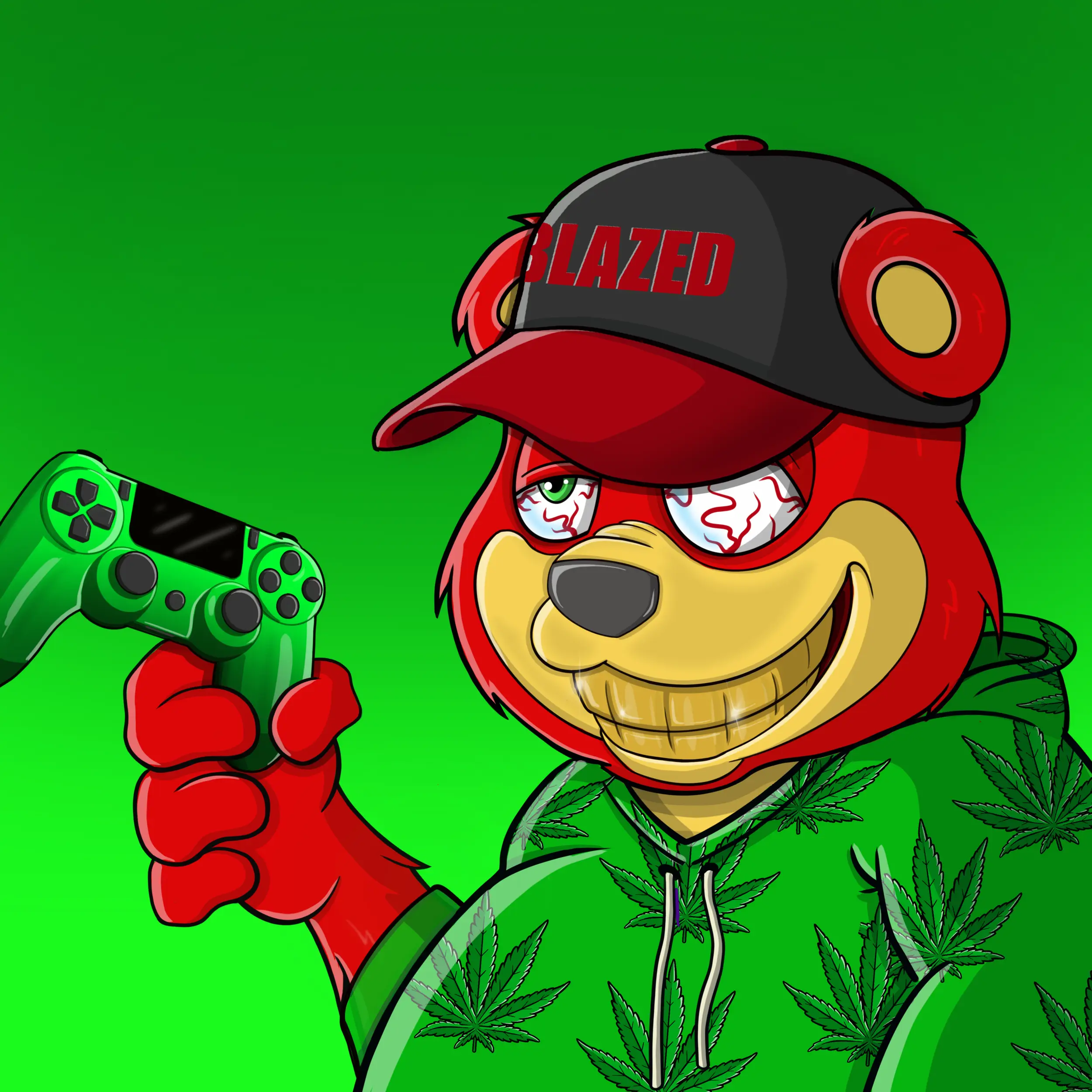 Burnin Bears #1362 NFT on Algorand
