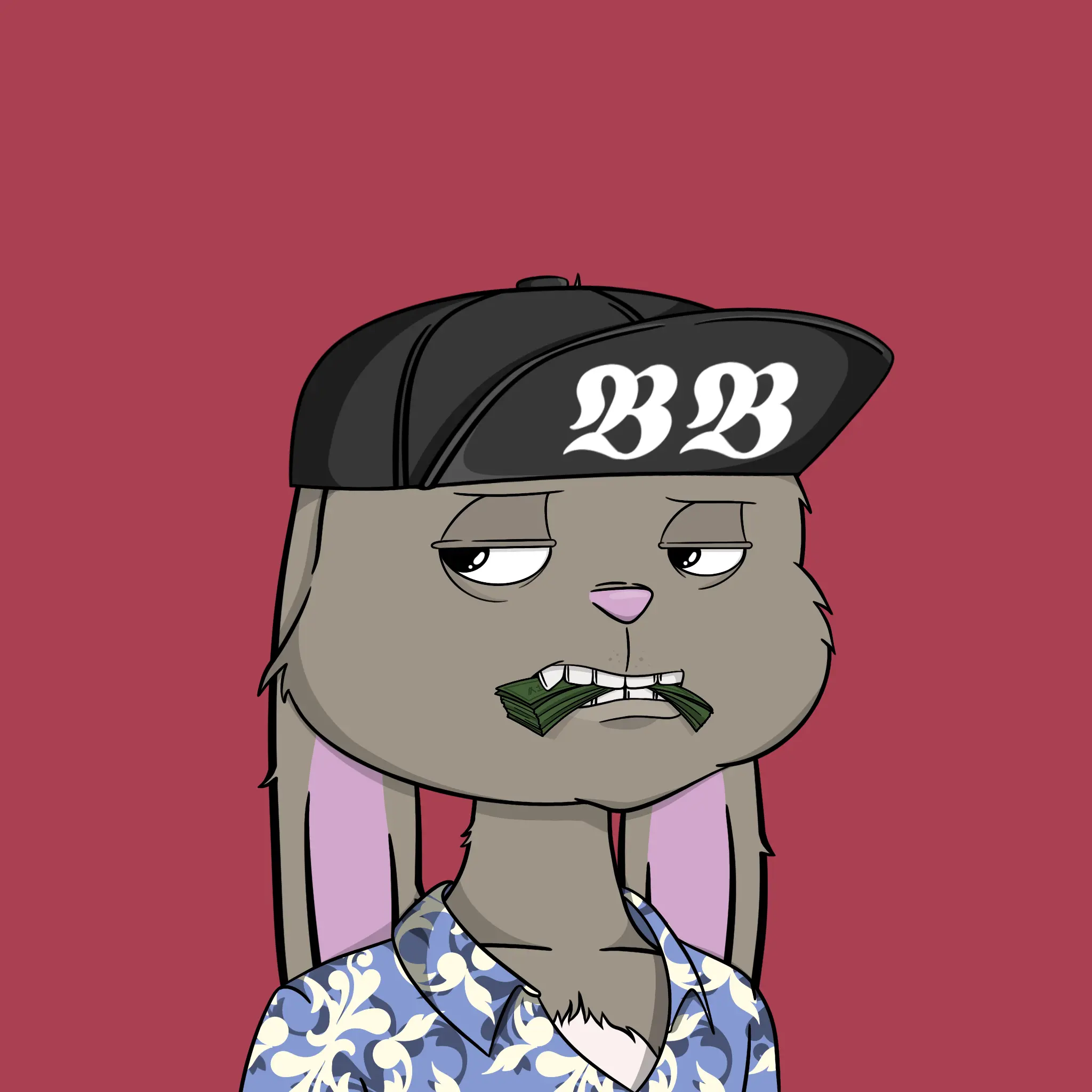 Bad Bunny Society #2047 NFT on Algorand