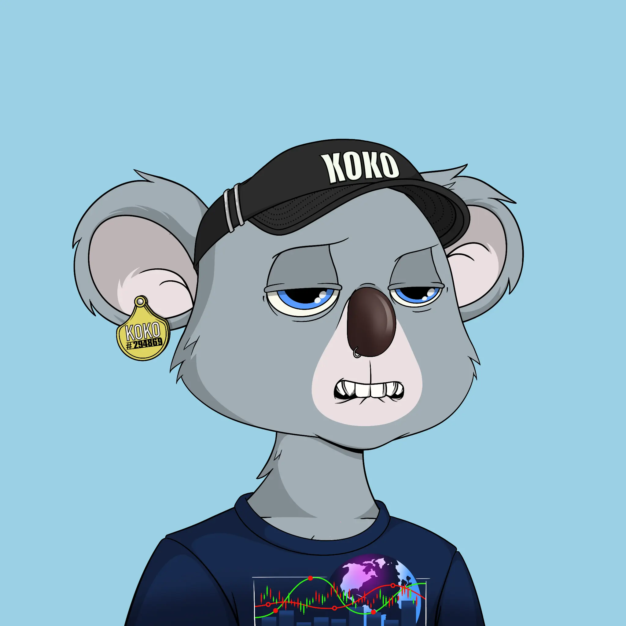 Bad Koala Society #1976 NFT on Algorand