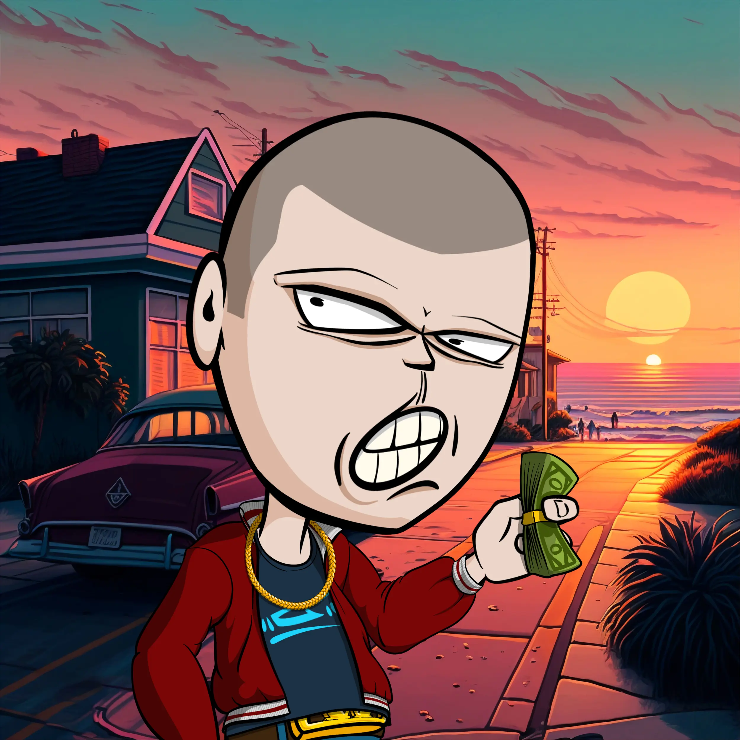 CoolCockGangs #136 NFT on Algorand