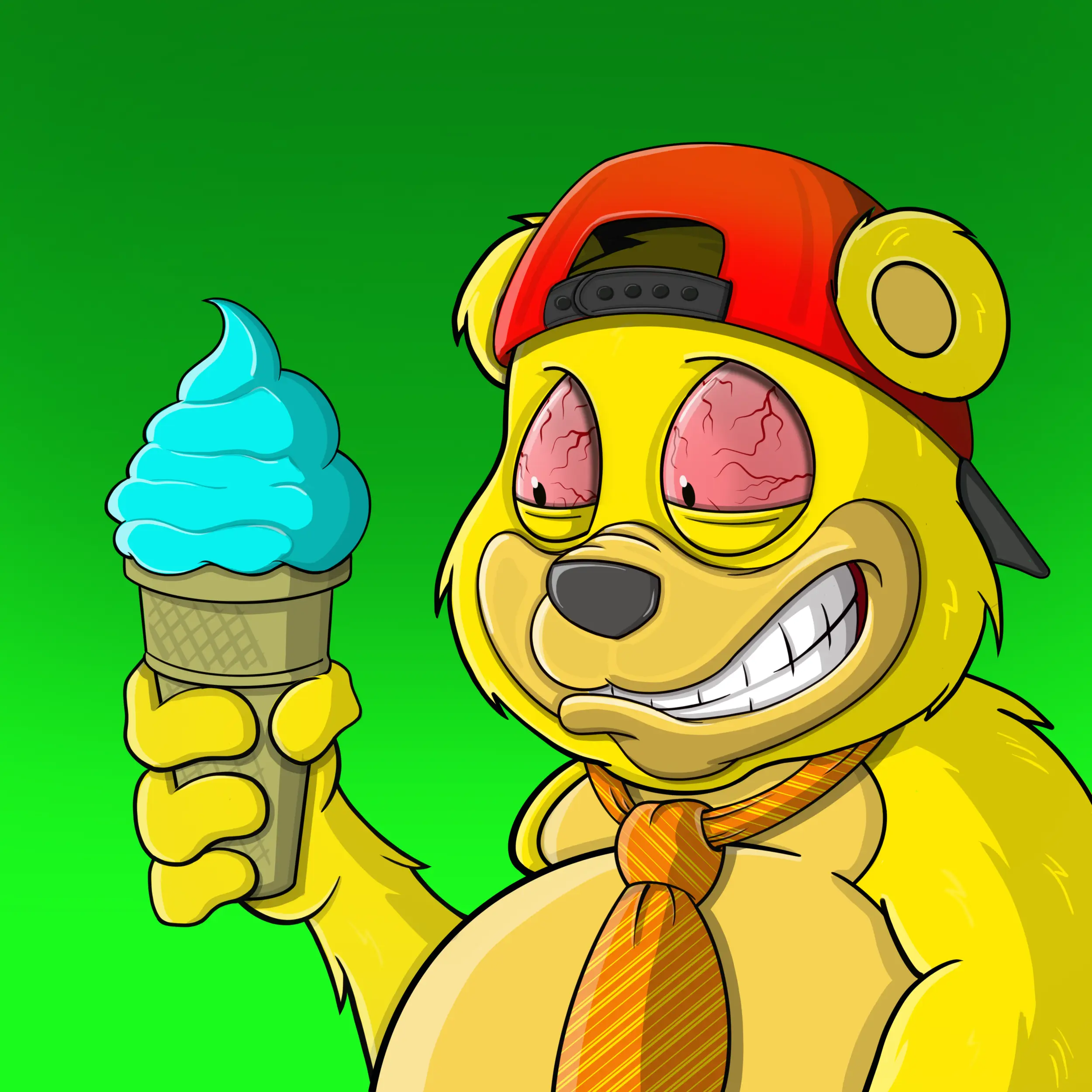 Burnin Bears #1686 NFT on Algorand