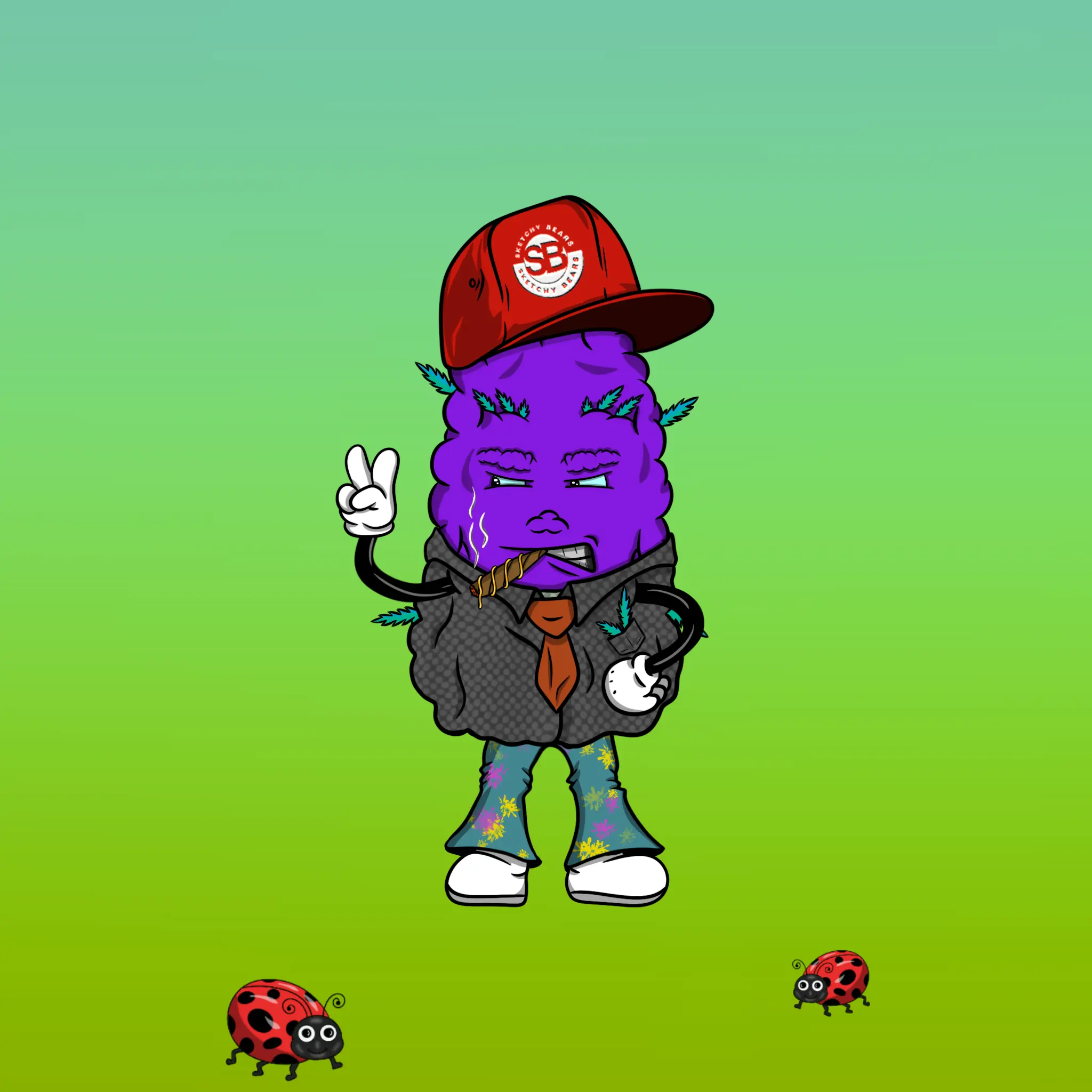 Blazing Budz #411 NFT on Algorand