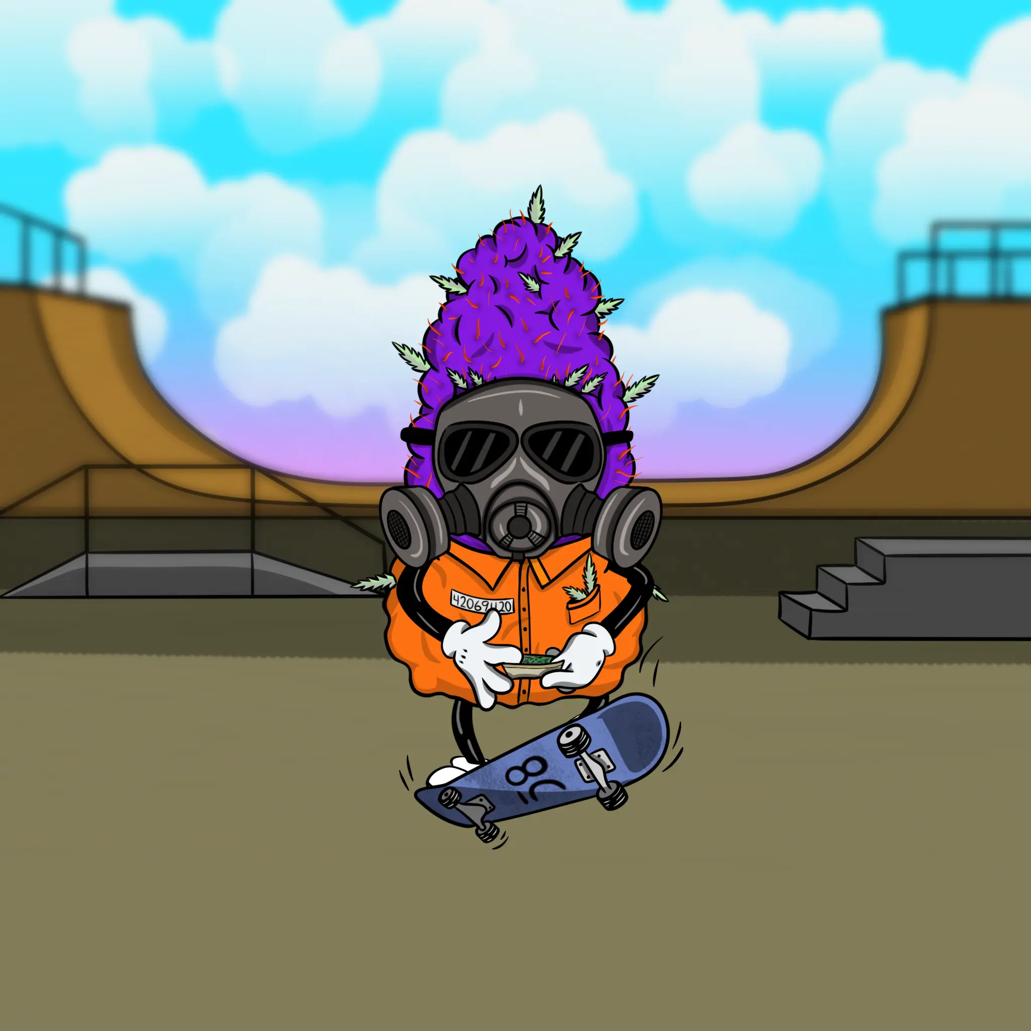 Blazing Budz #182 NFT on Algorand