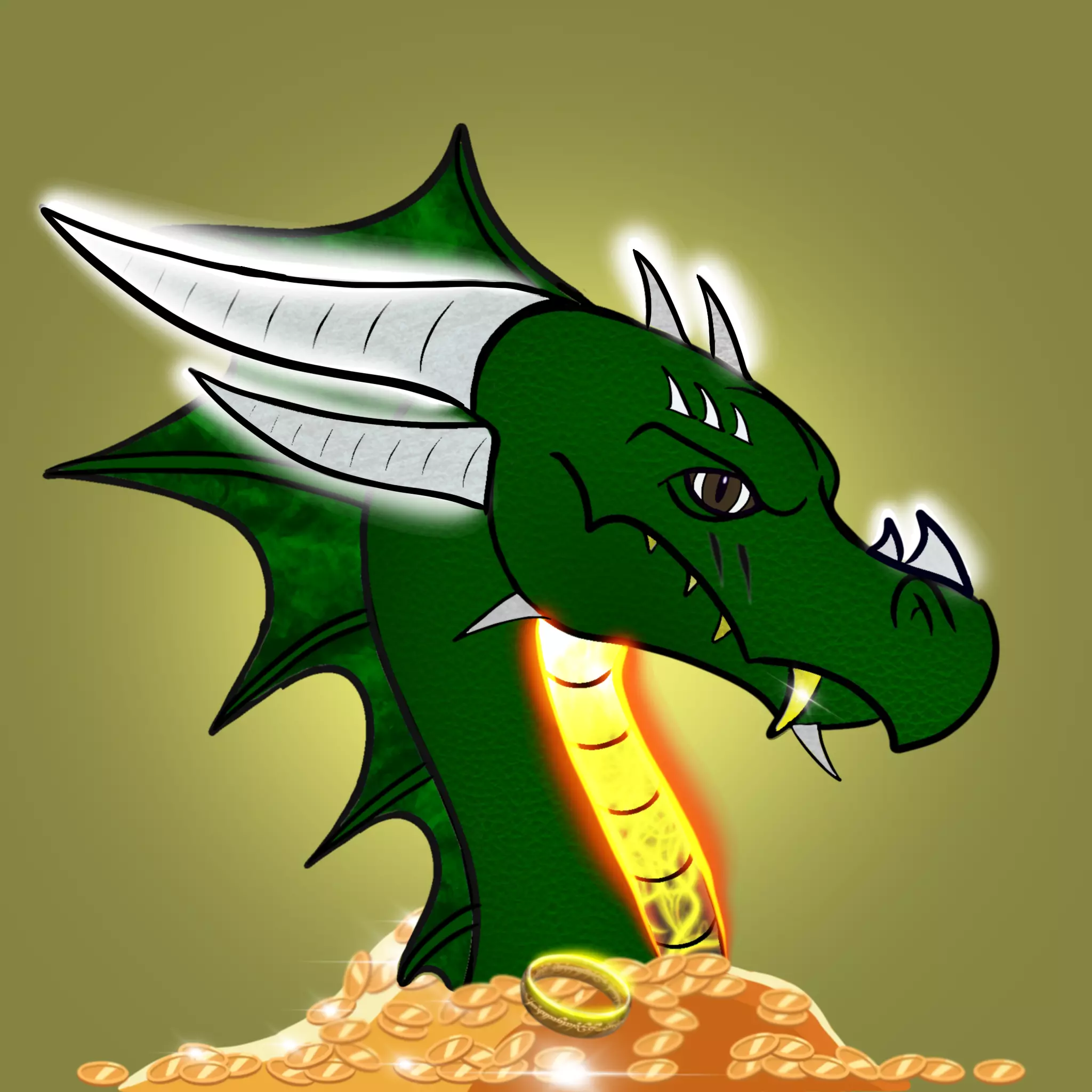 DeFi Dragons #123 NFT on Algorand