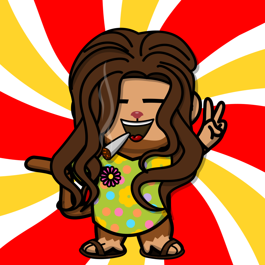 Hippie Space Monkey #309 NFT on Algorand