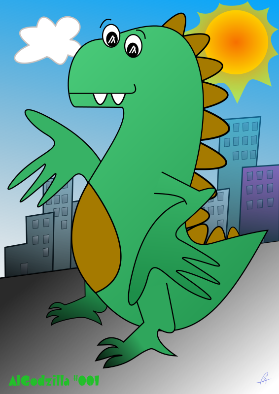 AlGodzilla #001 NFT on Algorand