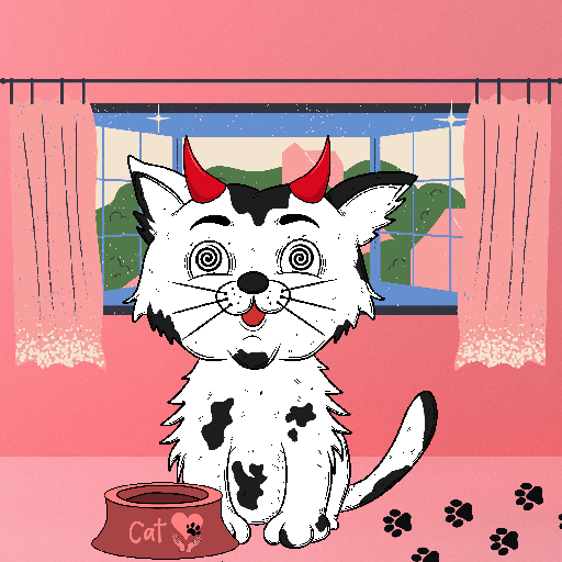 Happy Hoomens Cat#0154 NFT on Algorand