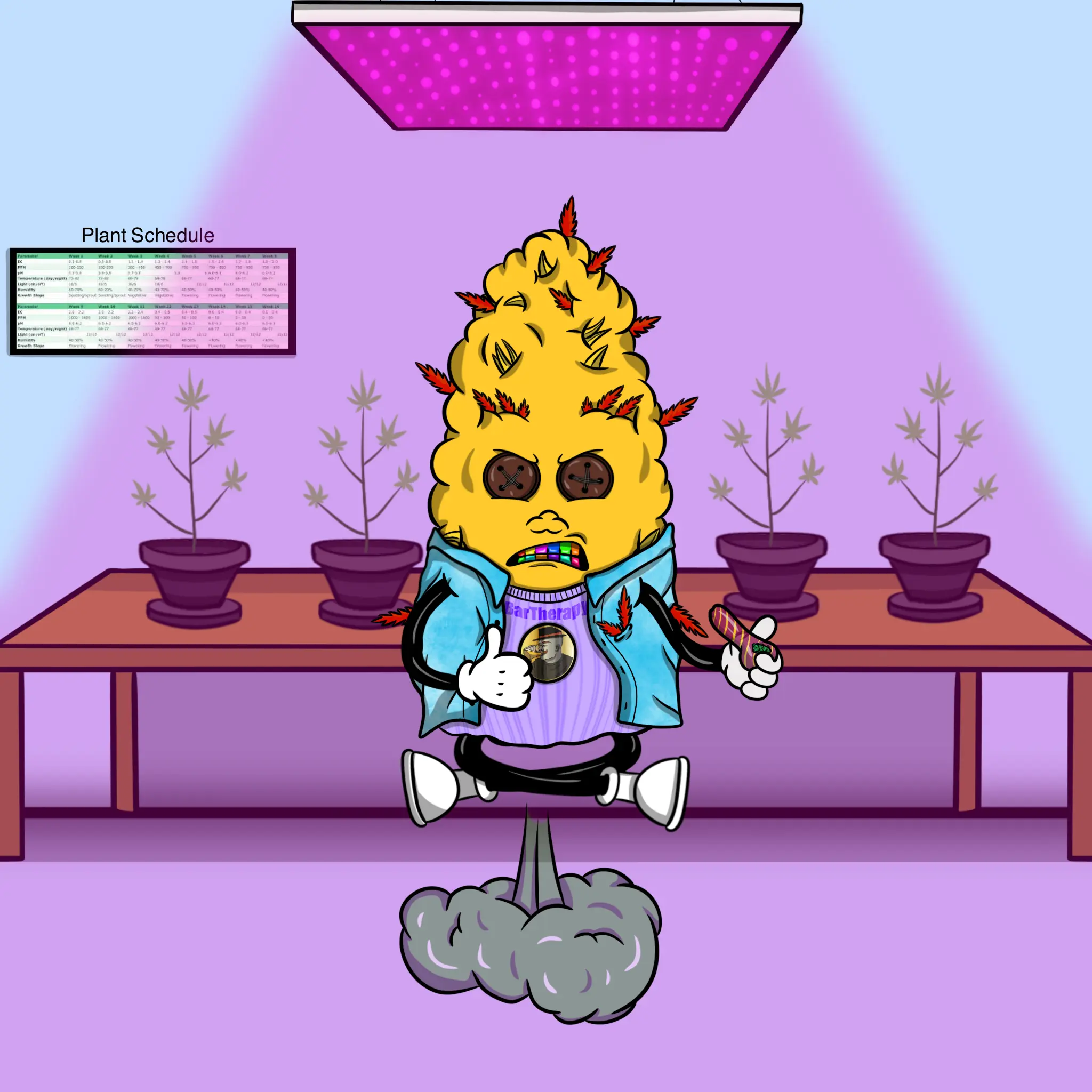 Blazing Budz #478 NFT on Algorand