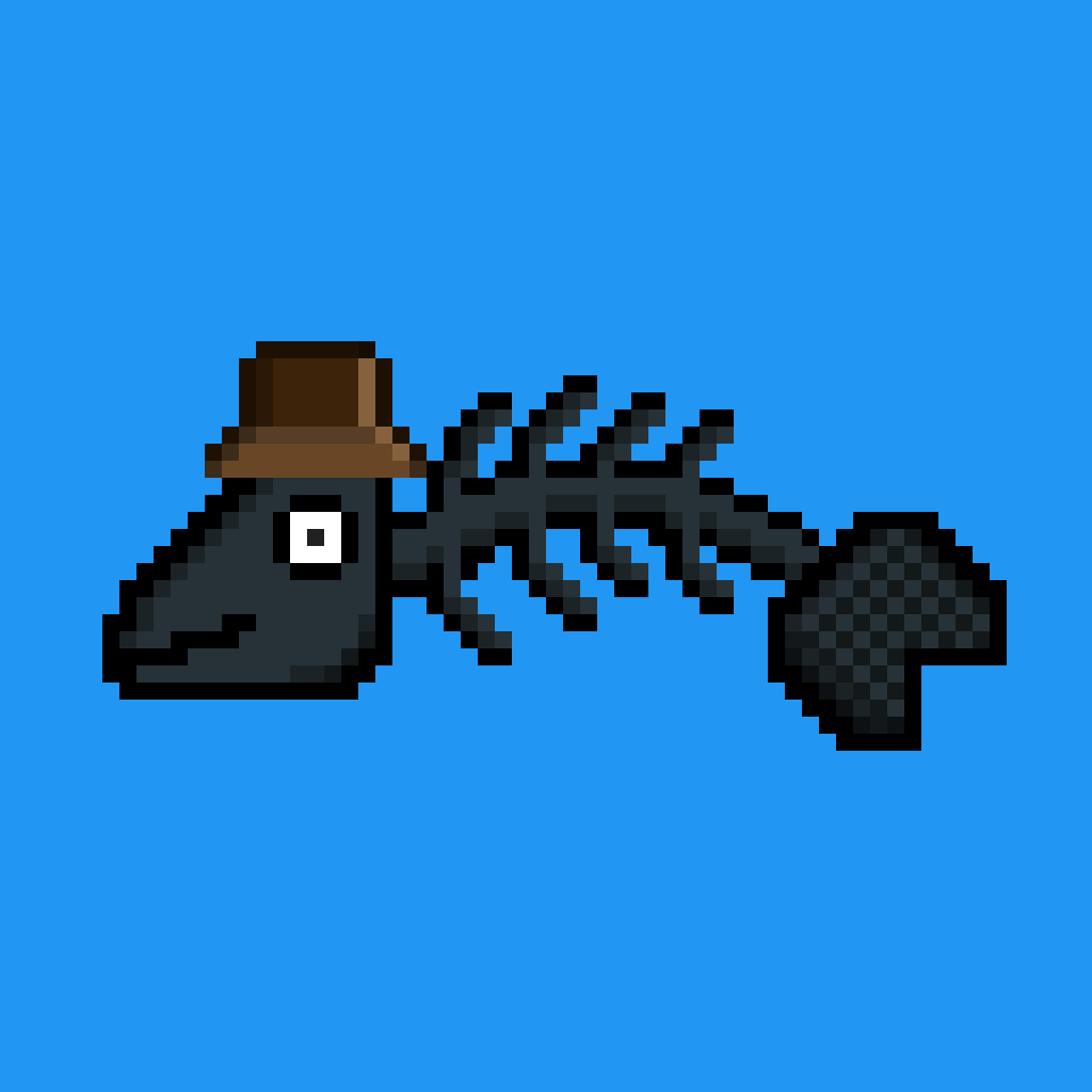 8-Bit BoneFish #138 NFT on Algorand