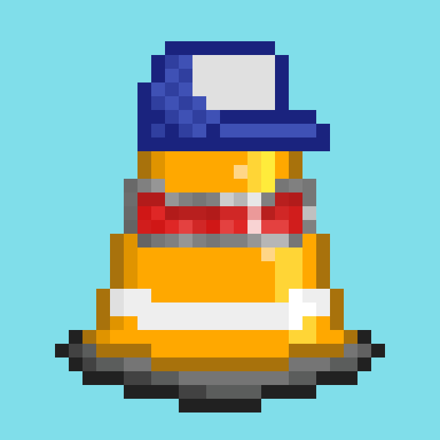 8-Bit Cones #849 NFT on Algorand