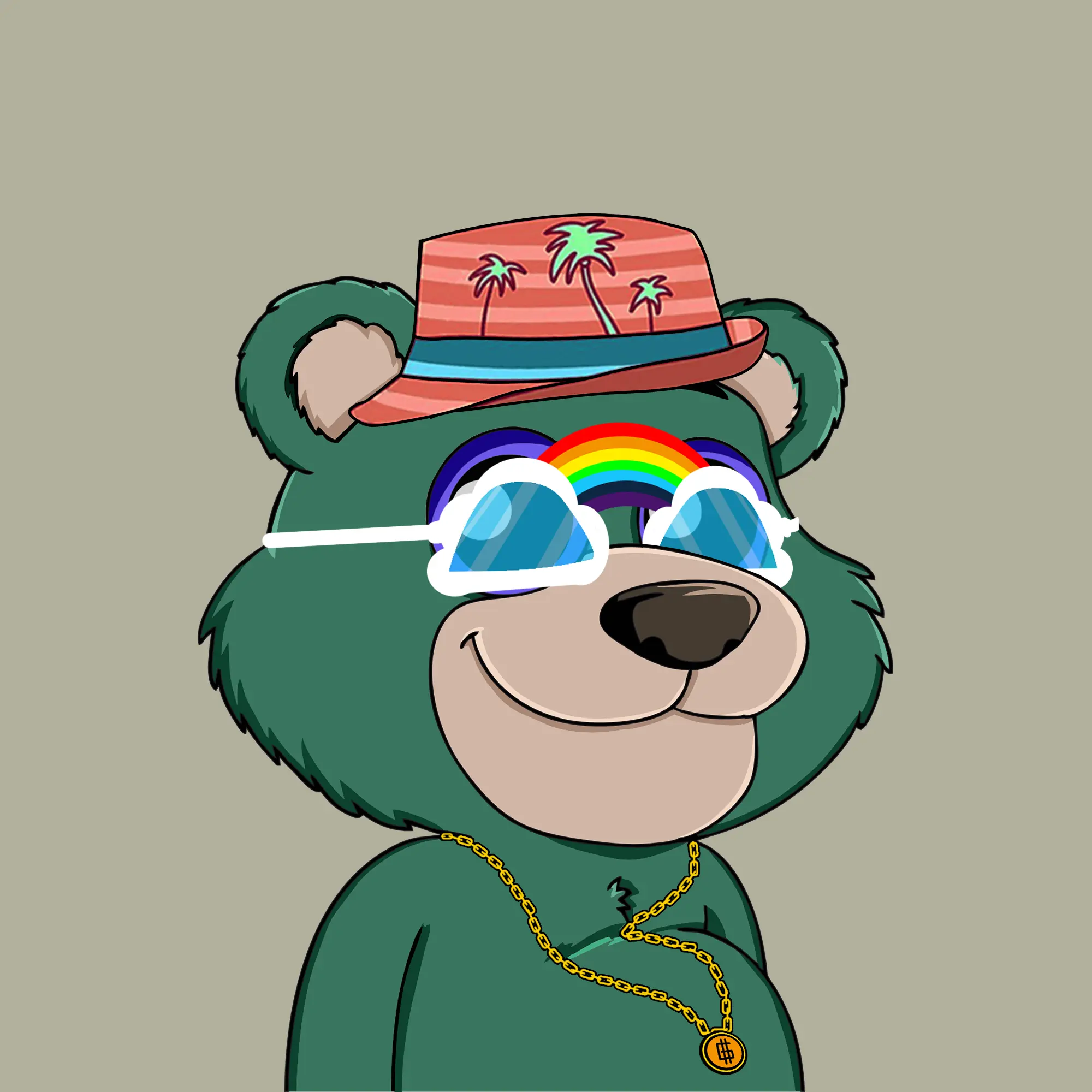 Gluttonous Bears #132 NFT on Algorand