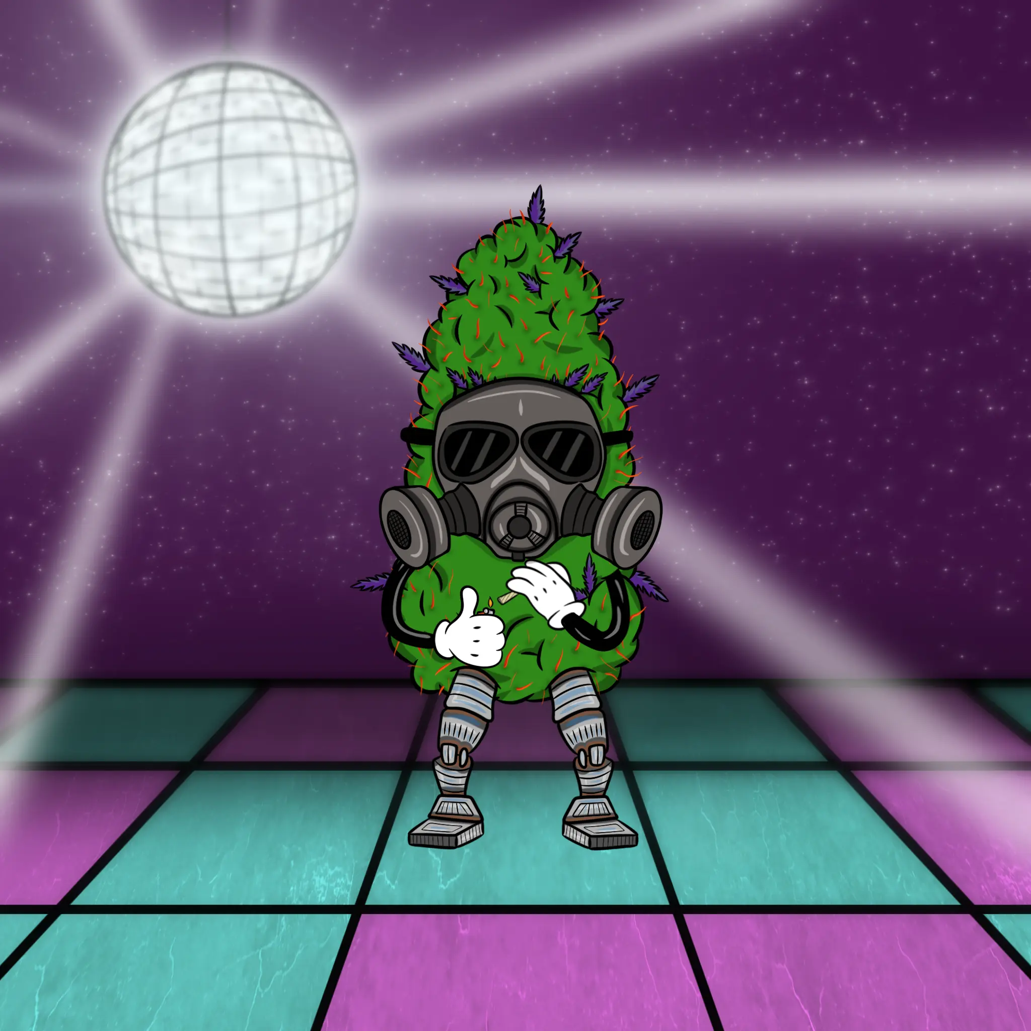 Blazing Budz #412 NFT on Algorand