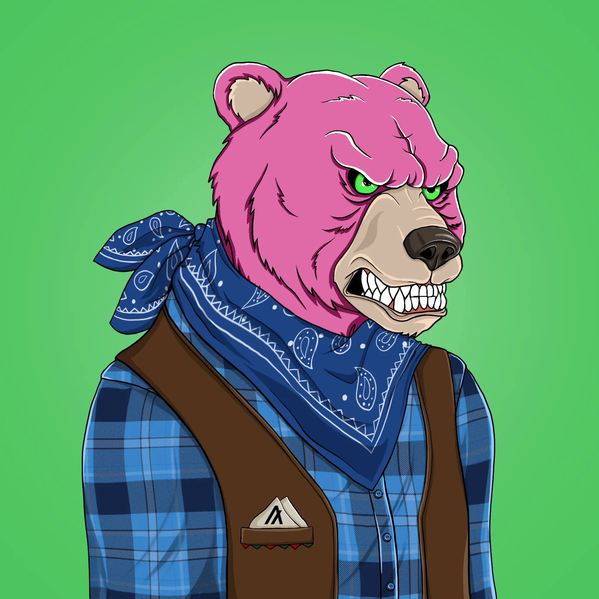 Mad Bears #164 NFT on Algorand