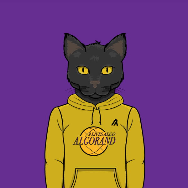 Image of 9Lives Algo Lakers Hoodie #203