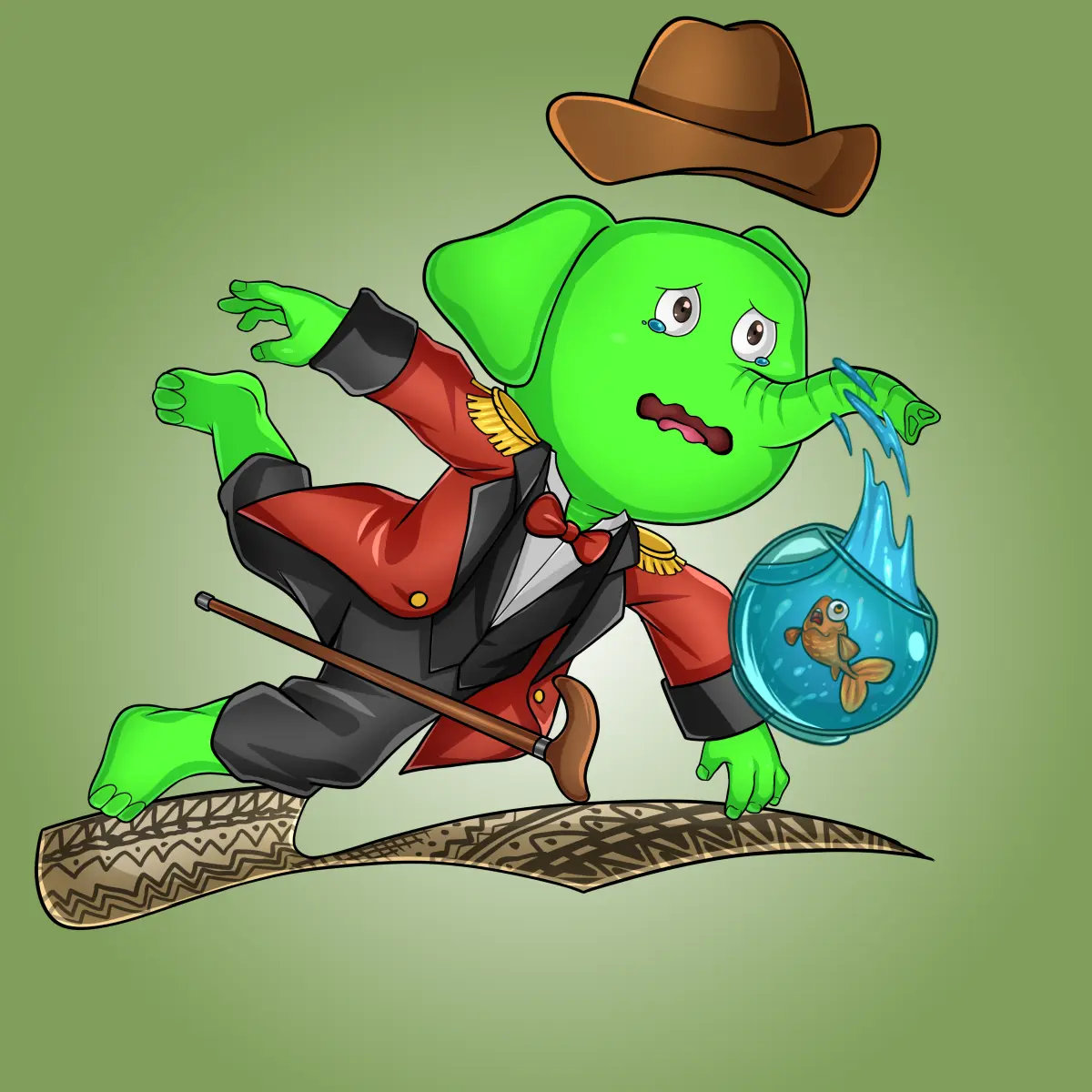 Rug Friends  #2734 NFT on Algorand