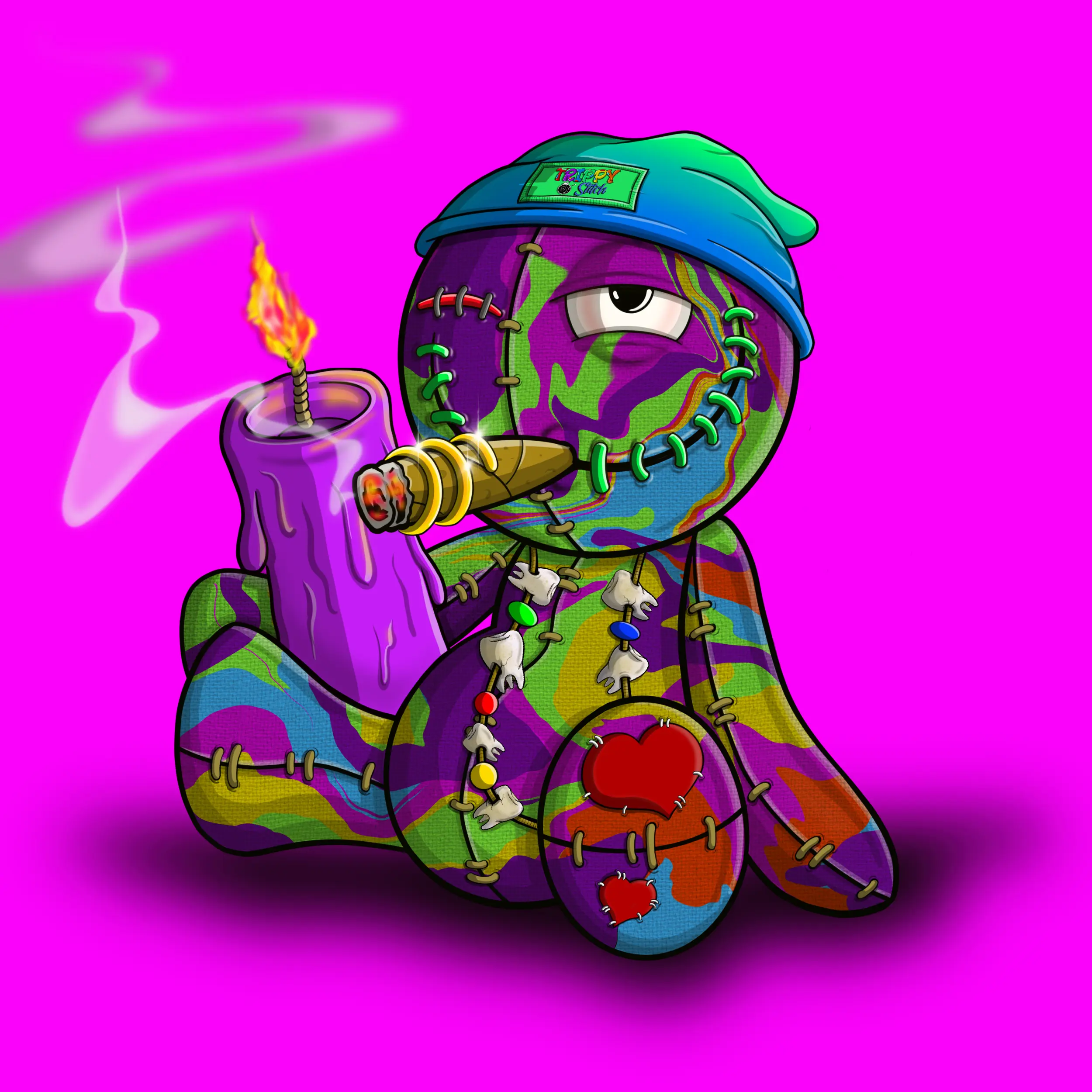 Trippy Stitch #942 NFT on Algorand